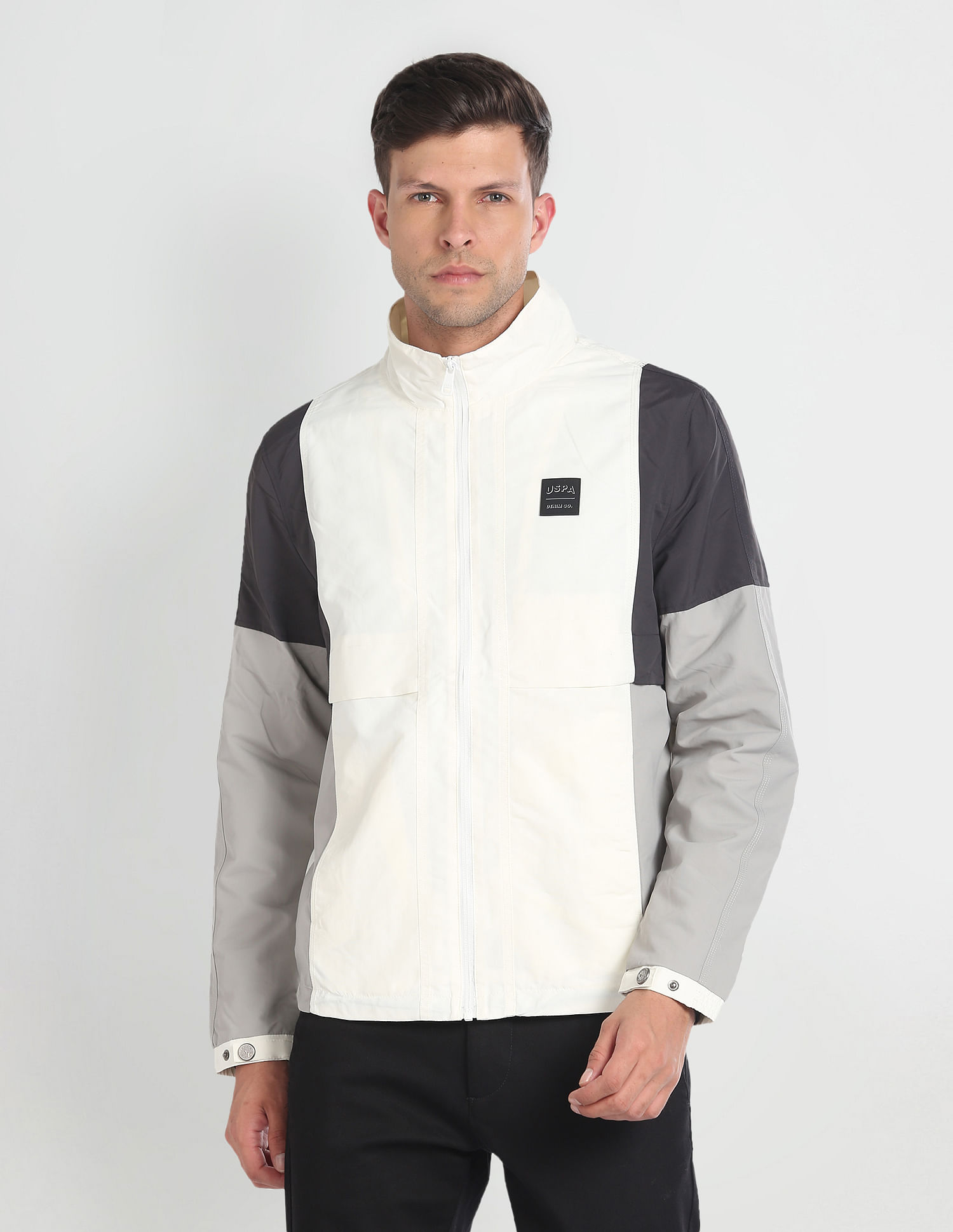 U.S. Polo Assn. Denim Co. Colour Block Casual Jacket