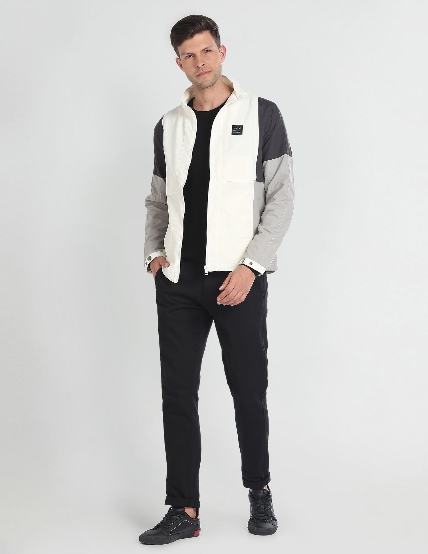 U.S. Polo Assn. Denim Co. Colour Block Casual Jacket