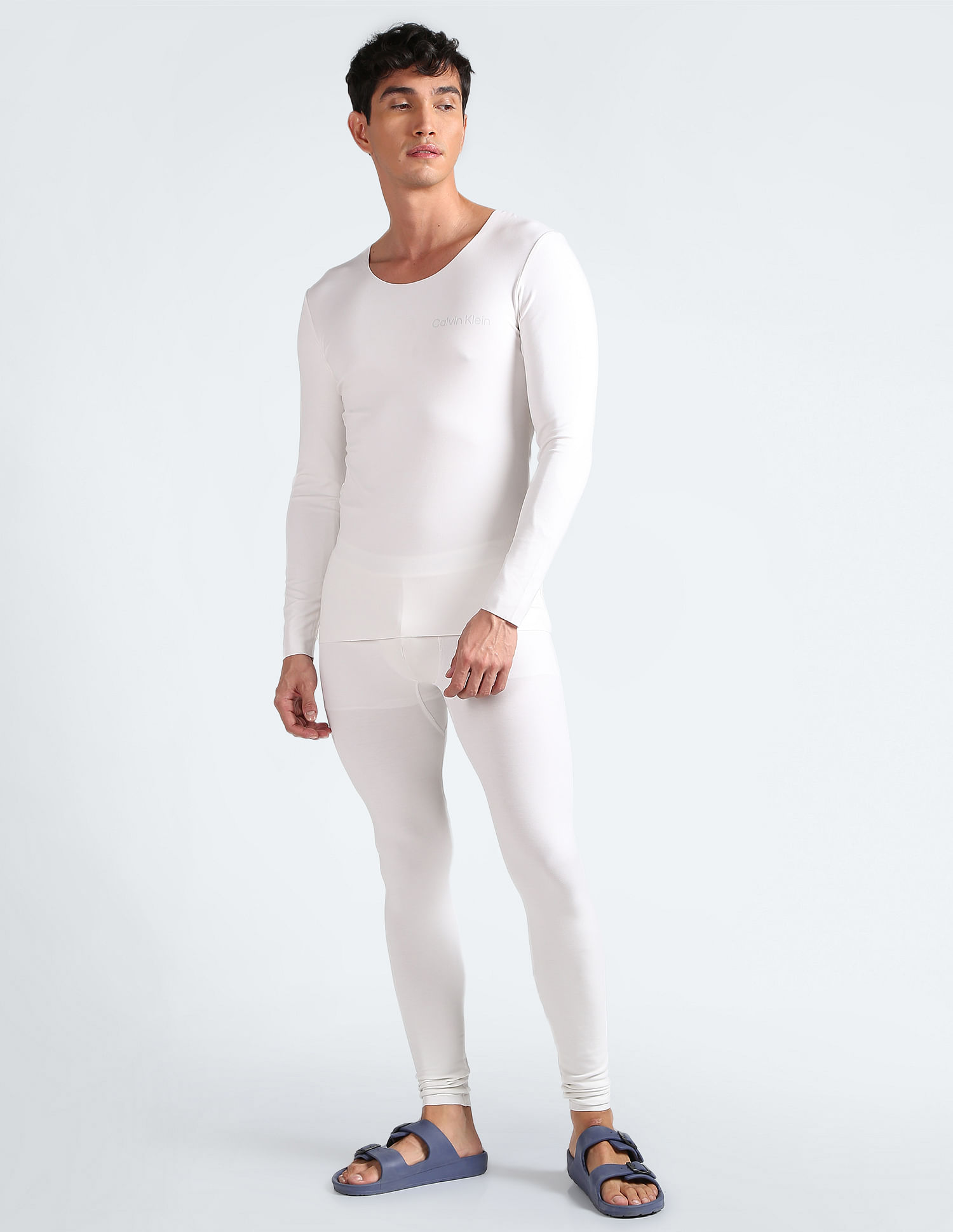 Buy Calvin Klein Underwear Round Neck Long Sleeve Sleepwear