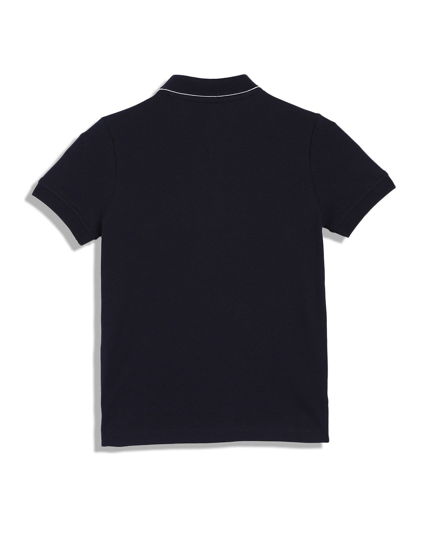 Tommy Hilfiger Kids Boys Solid Regular-Fit Cotton Polo T-Shirt