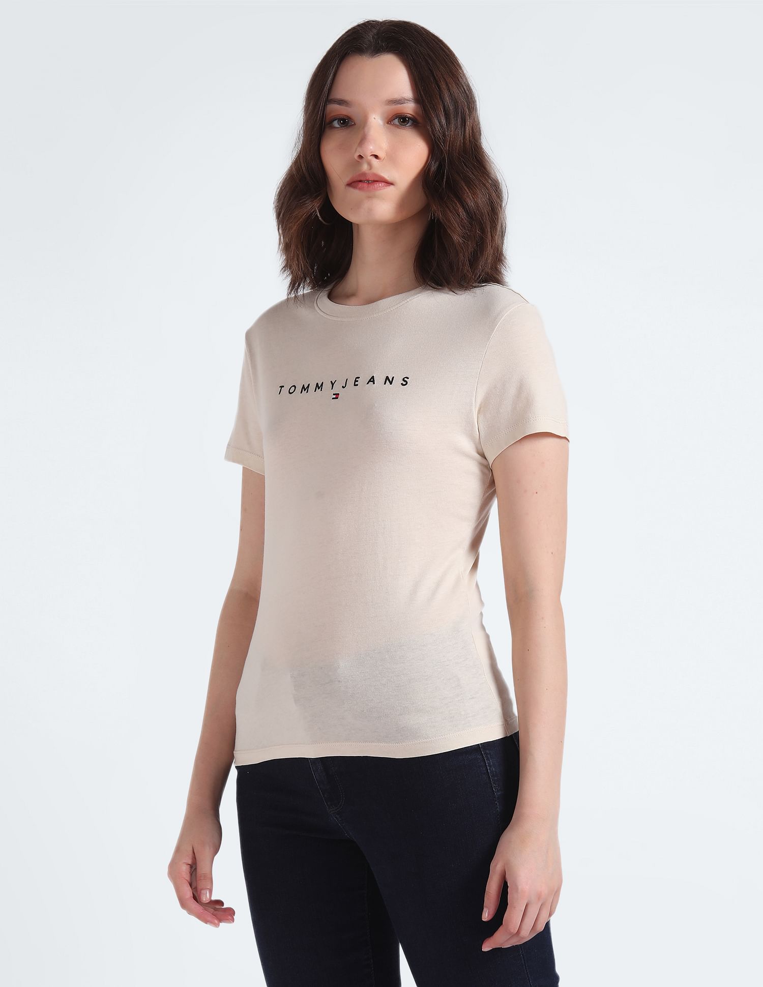 Tommy Hilfiger Slim Fit Linear Logo T-Shirt