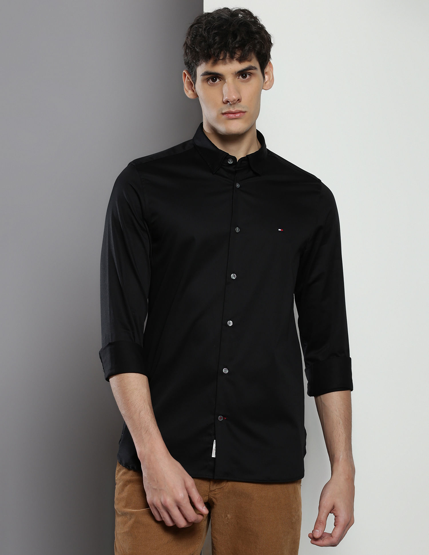 Tommy Hilfiger Sateen Slim Fit Shirt