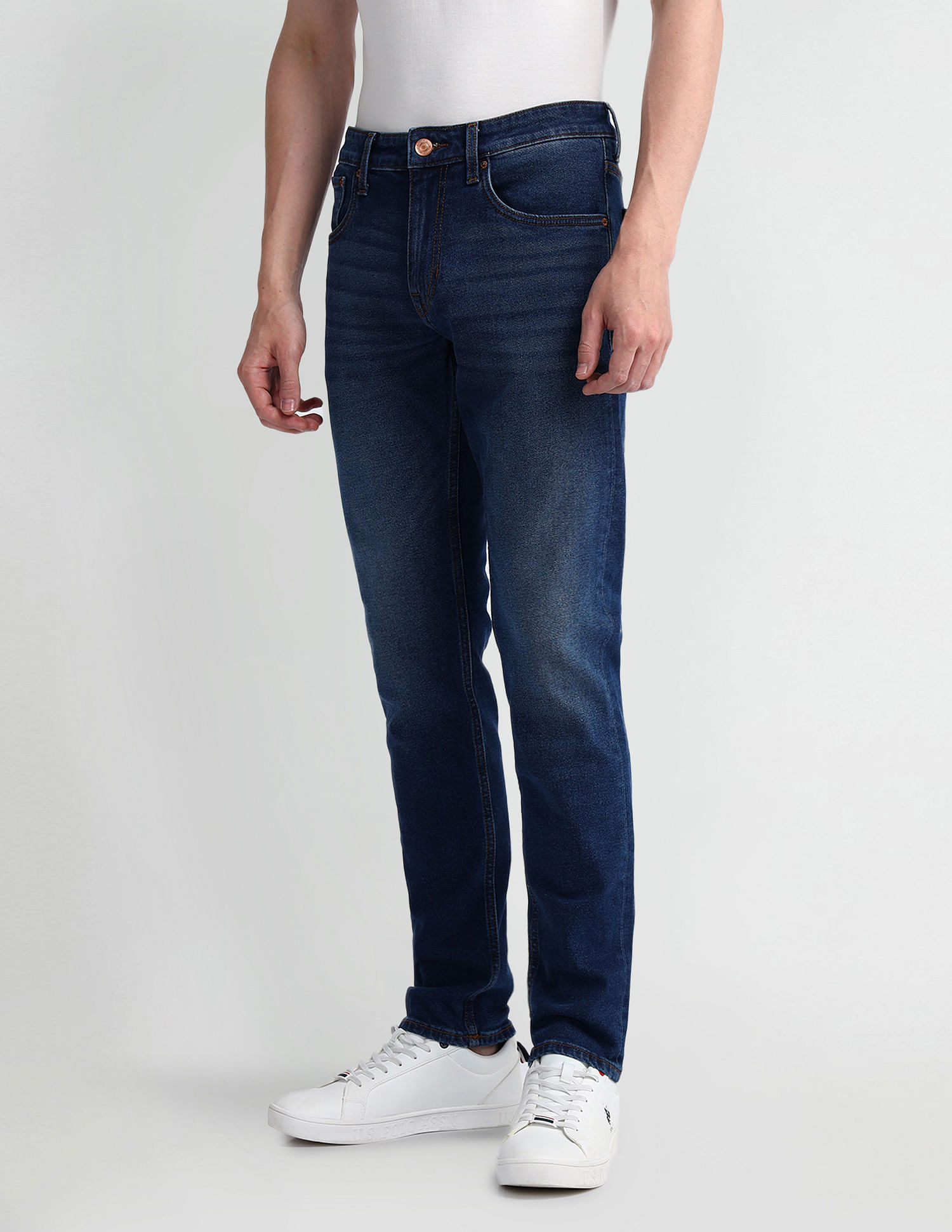 U.S. Polo Assn. Denim Co. Brandon Slim Fit Blue Jeans