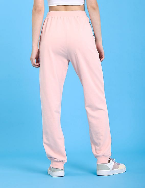 Buy C9 Easy Movement Cotton Track Pants - Pink at Rs.1349 online