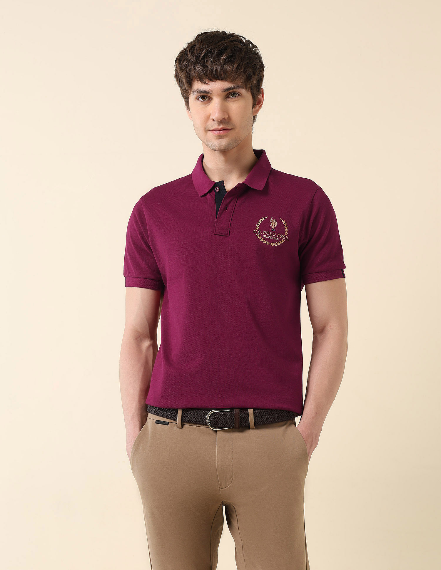 U.S. Polo Assn. Pure Cotton Slim Fit Classic Polo Shirt