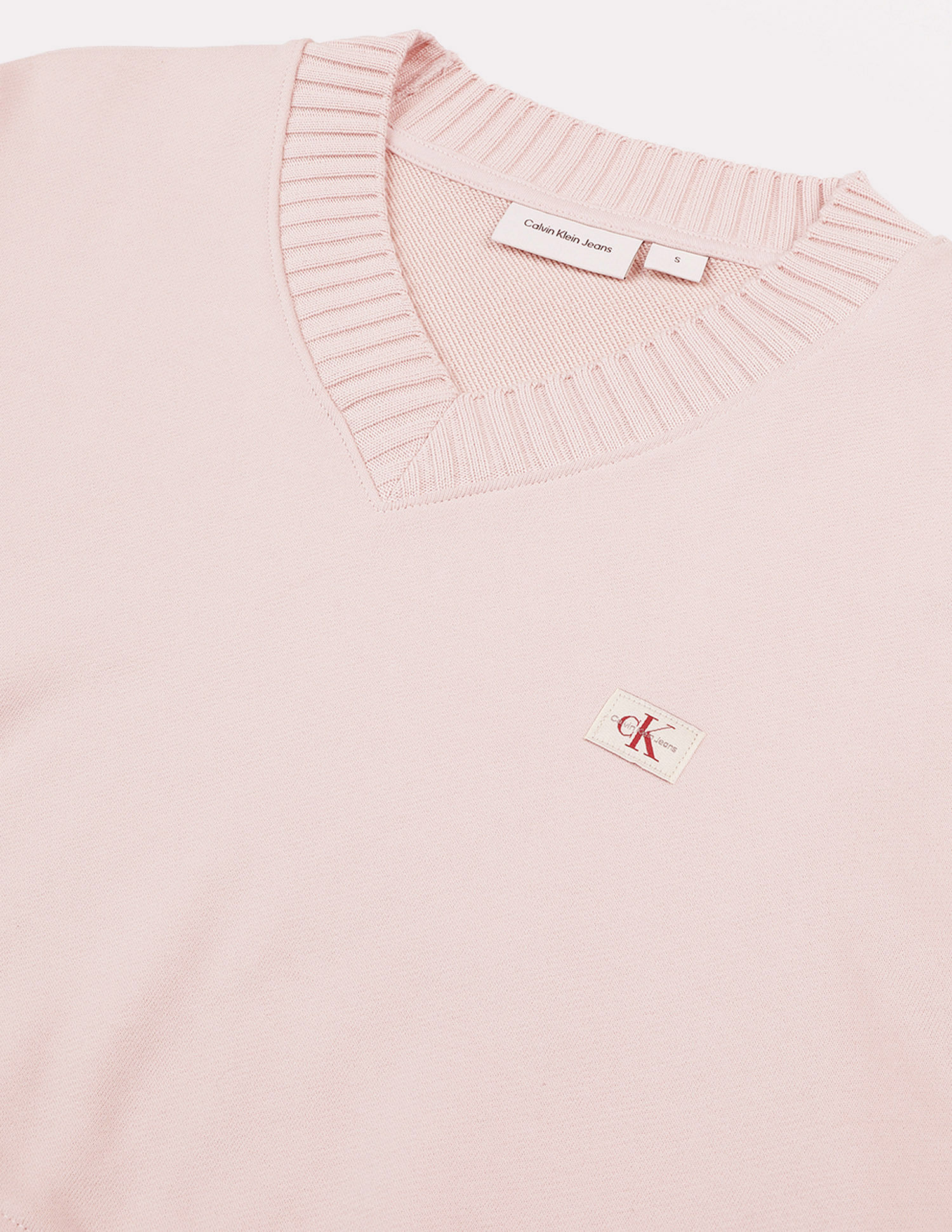 Calvin Klein Jeans Woven Label V-Neck Sweatshirt