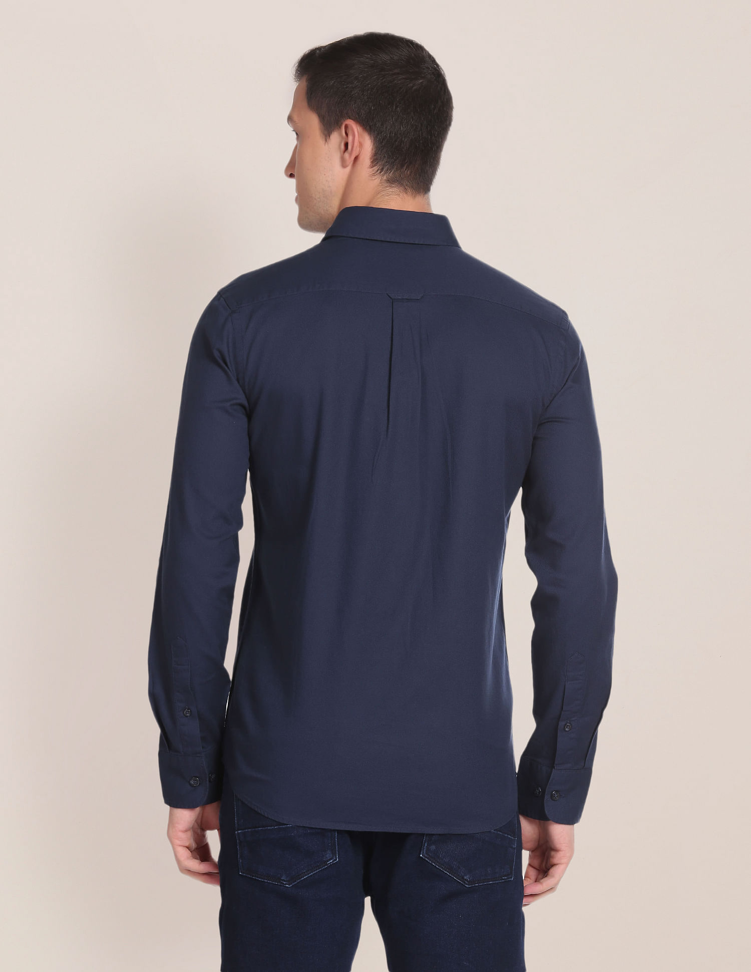 U.S. Polo Assn. Solid Cotton Tailored Shirt