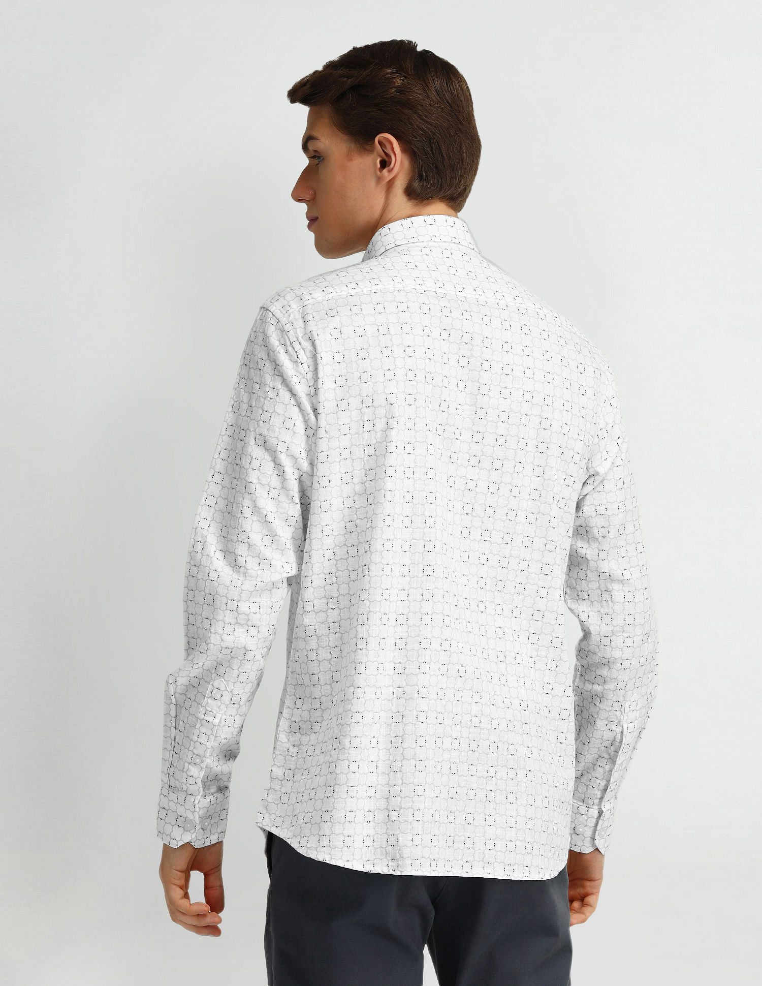 Arrow Sport Liberty Classic Fit Geometric Print Shirt