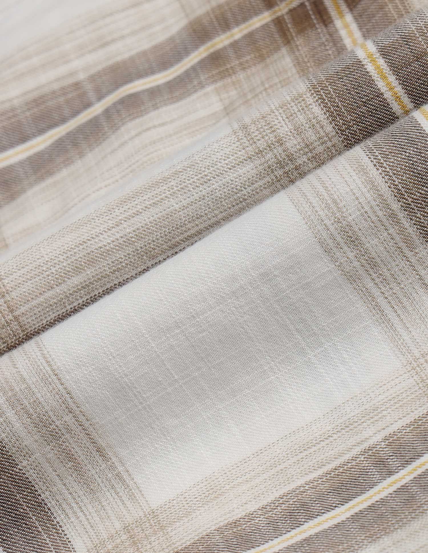 Flying Machine Tartan Checked Pure Cotton Shirt