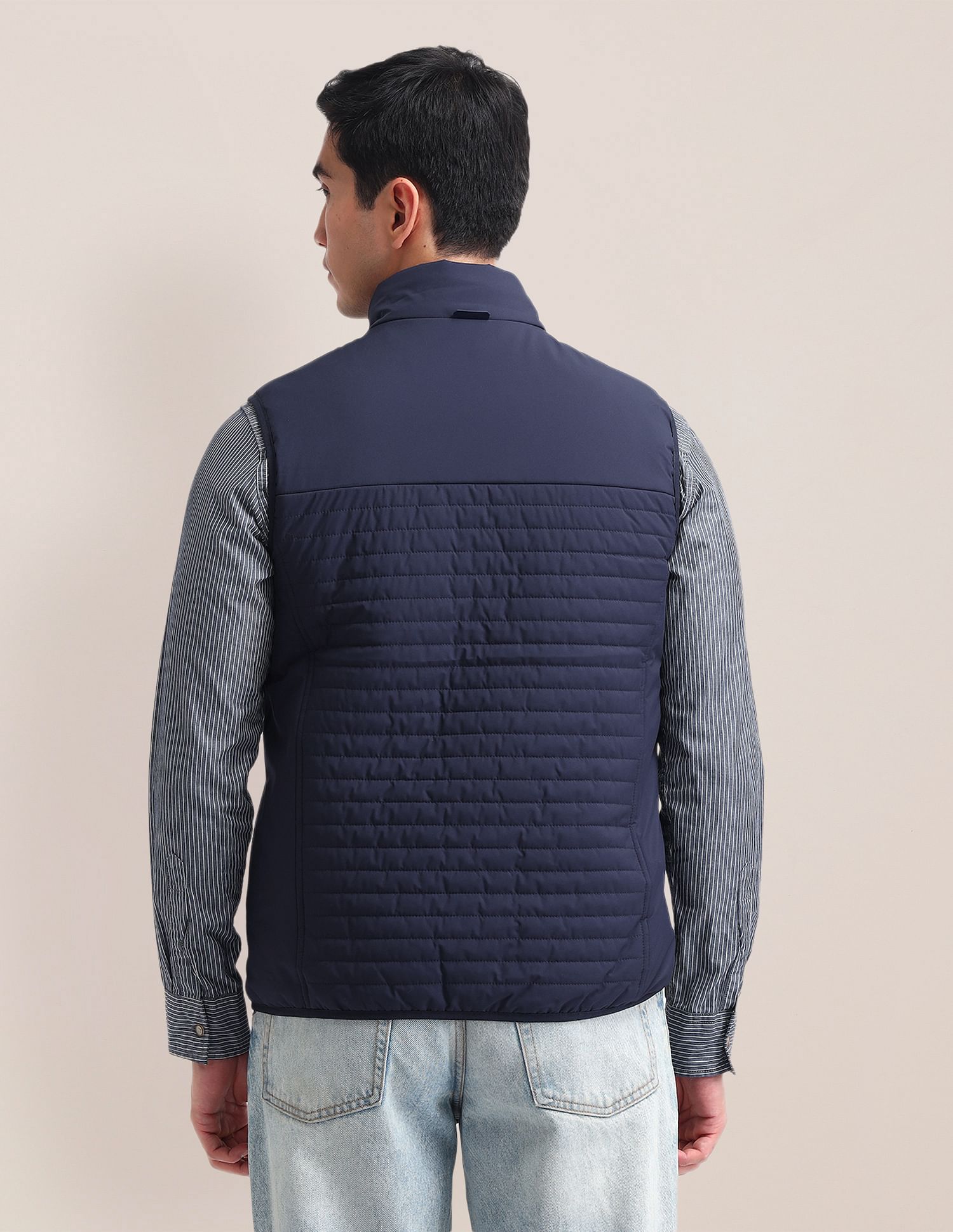 U.S. Polo Assn. Solid High Neck Puffer Jacket