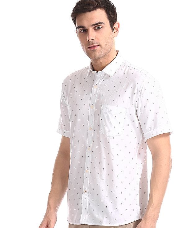 arrow short sleeve white dress shirt 70s Arrow Men's Button Down Oxford Shirt, Kent Collection, Pink Striped,  Big Collar, Short Sleeves