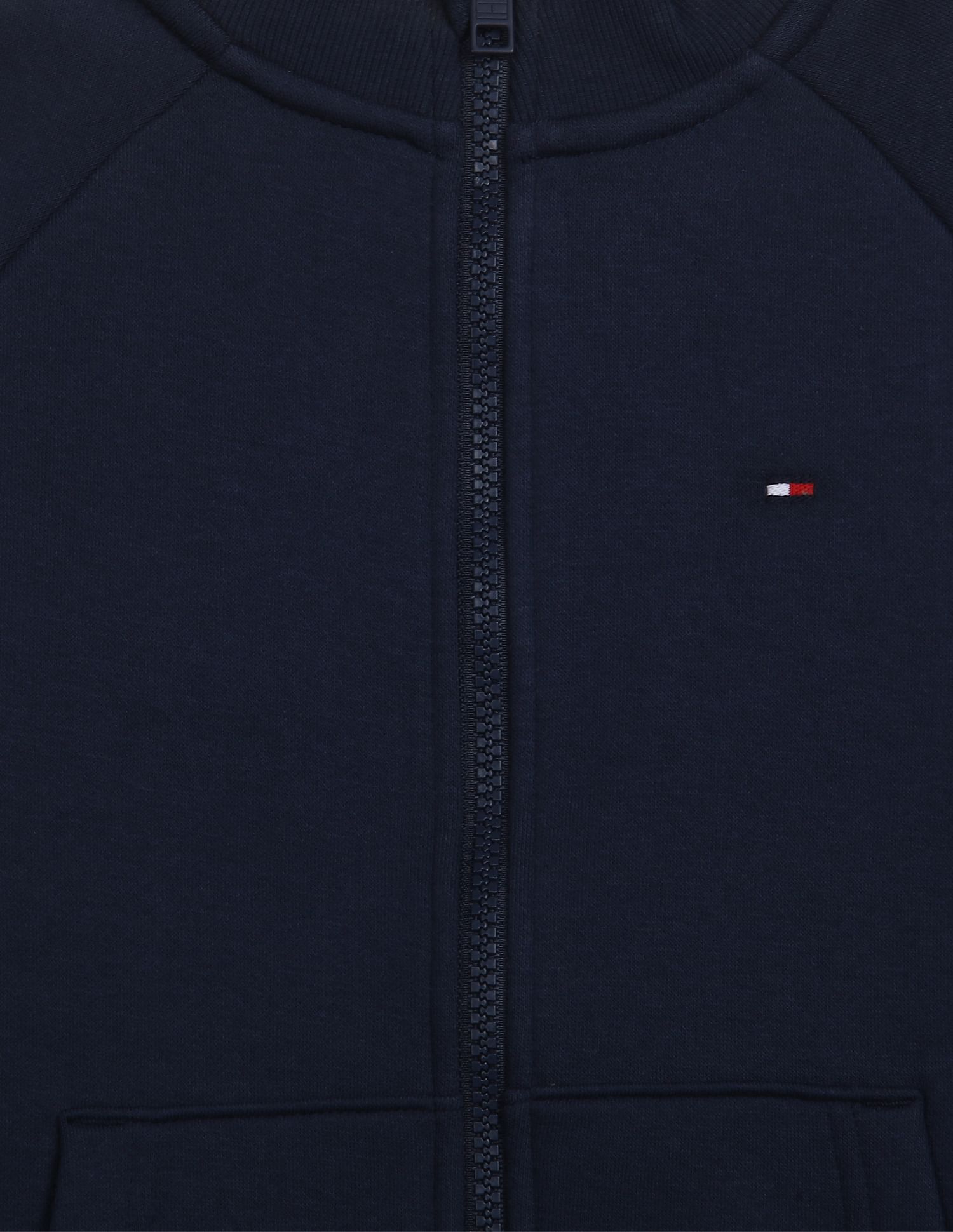 Tommy hilfiger full on sale zip tape hoodie navy