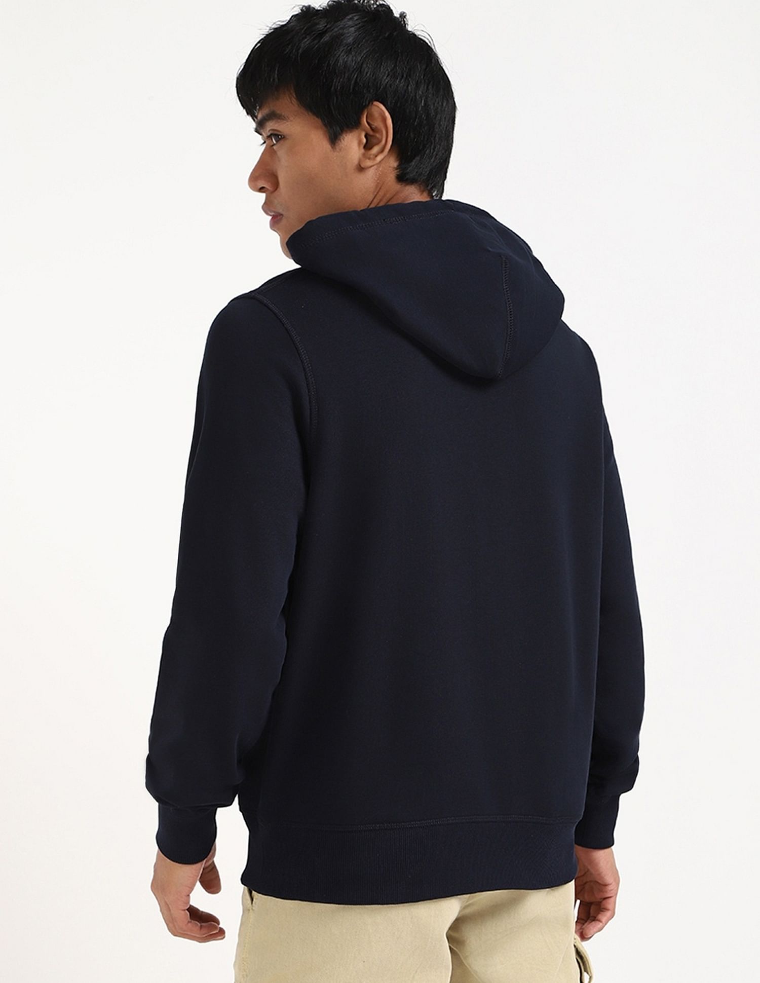 Tommy Hilfiger Embroidered Logo Regular-Fit Cotton Hooded Sweatshirt