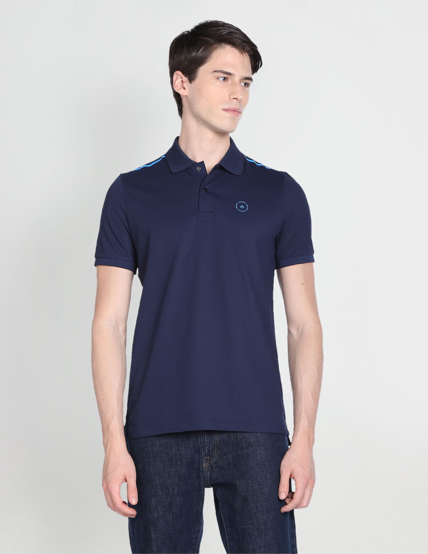 Arrow Newyork Solid Regular Fit Polo Shirt
