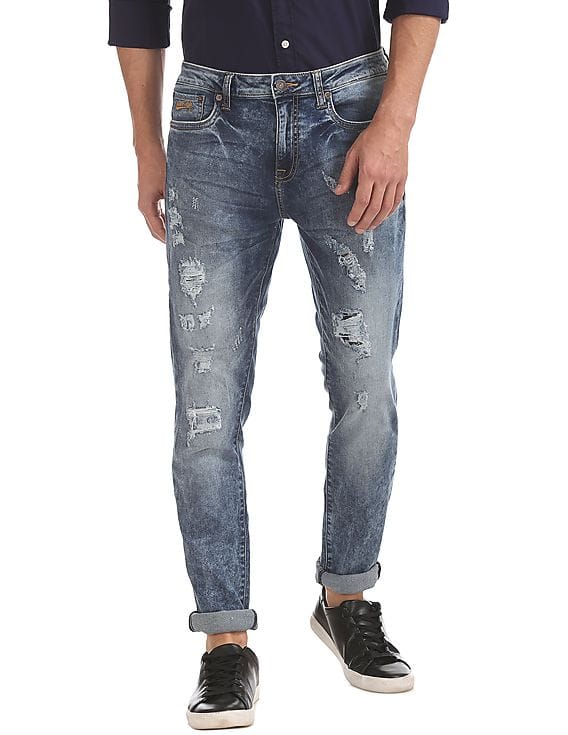 Buy Aeropostale Super Skinny Fit Ripped Jeans