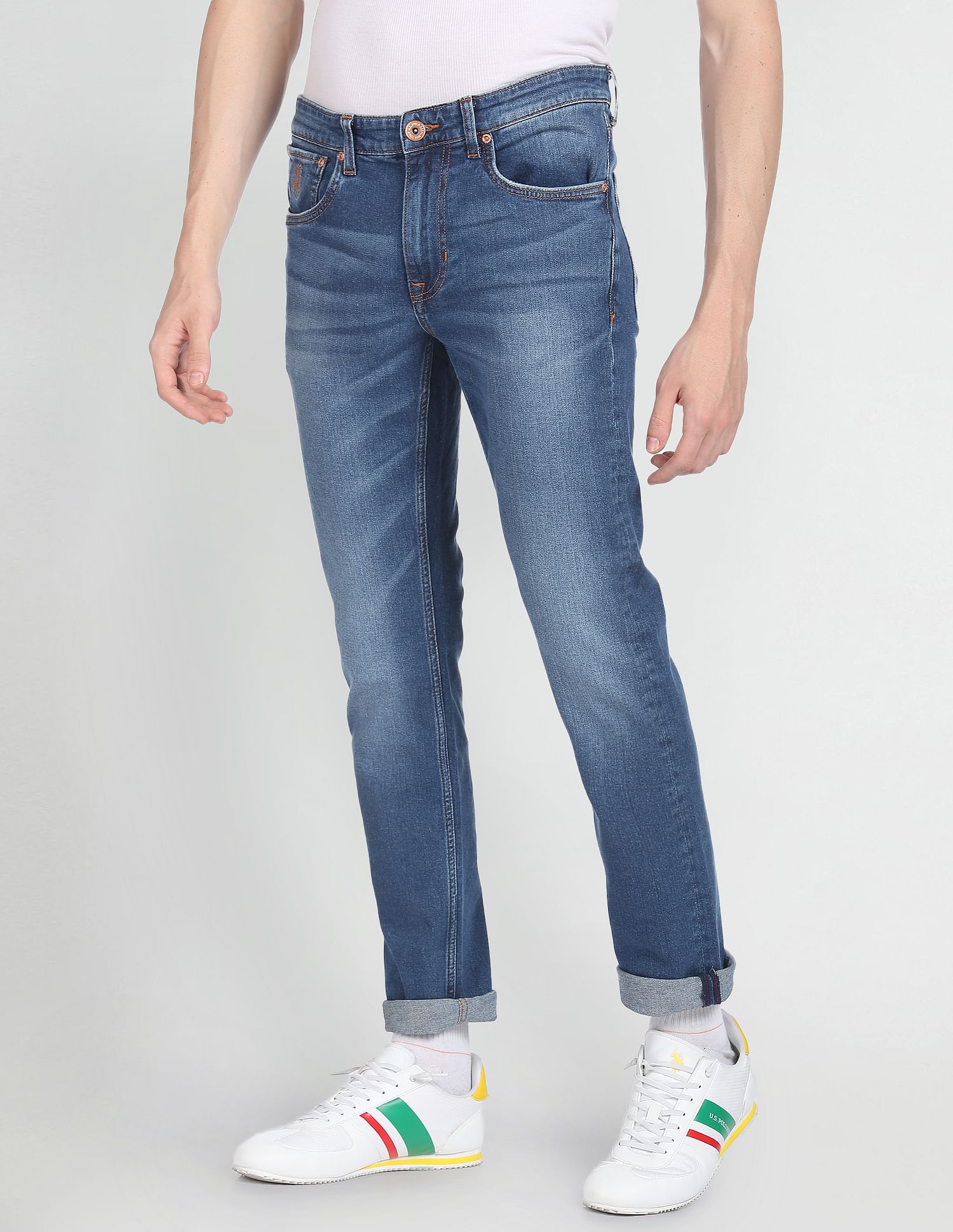 U.S. Polo Assn. Denim Co. Regallo Skinny Fit Blue Jeans