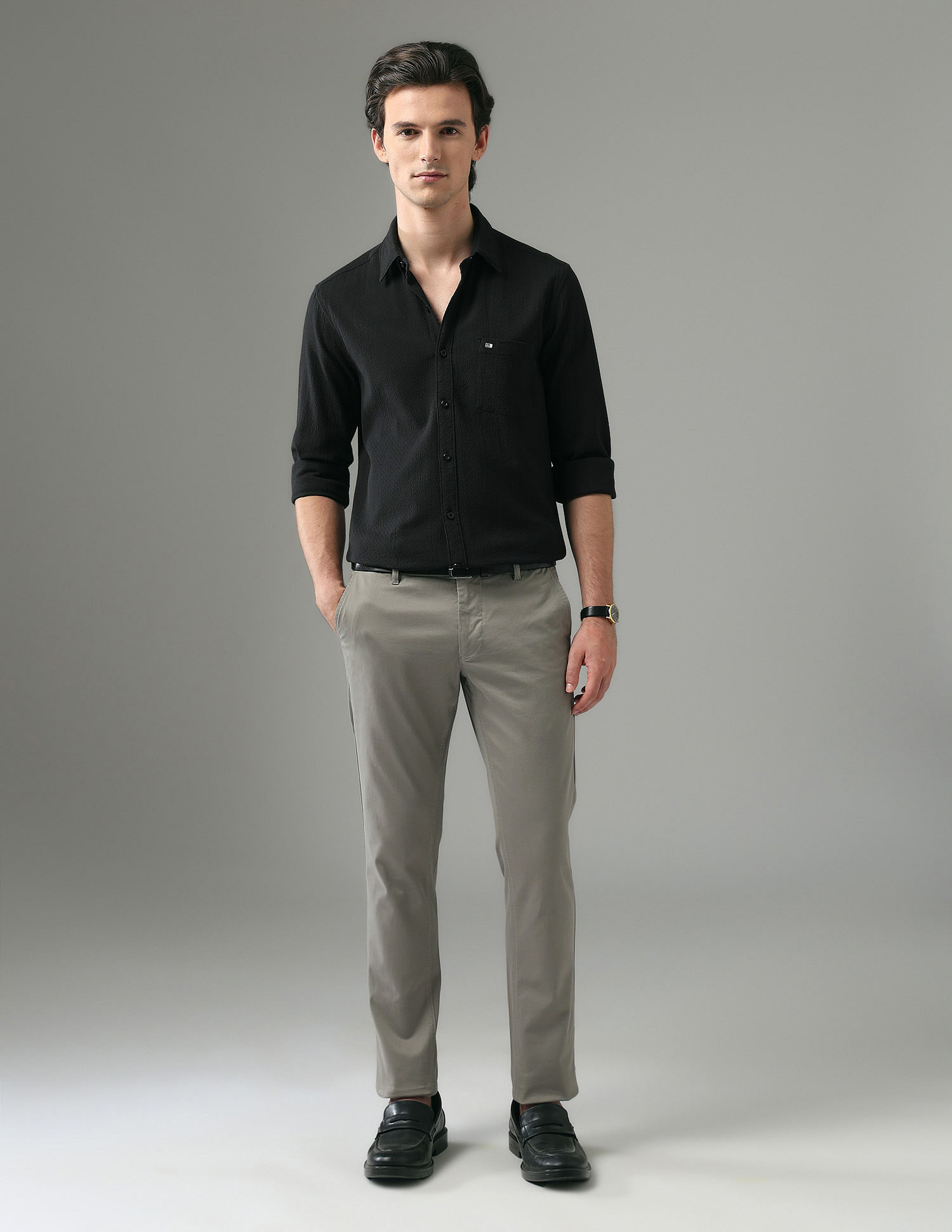 Arrow Sport Seersucker Slim Fit Shirt
