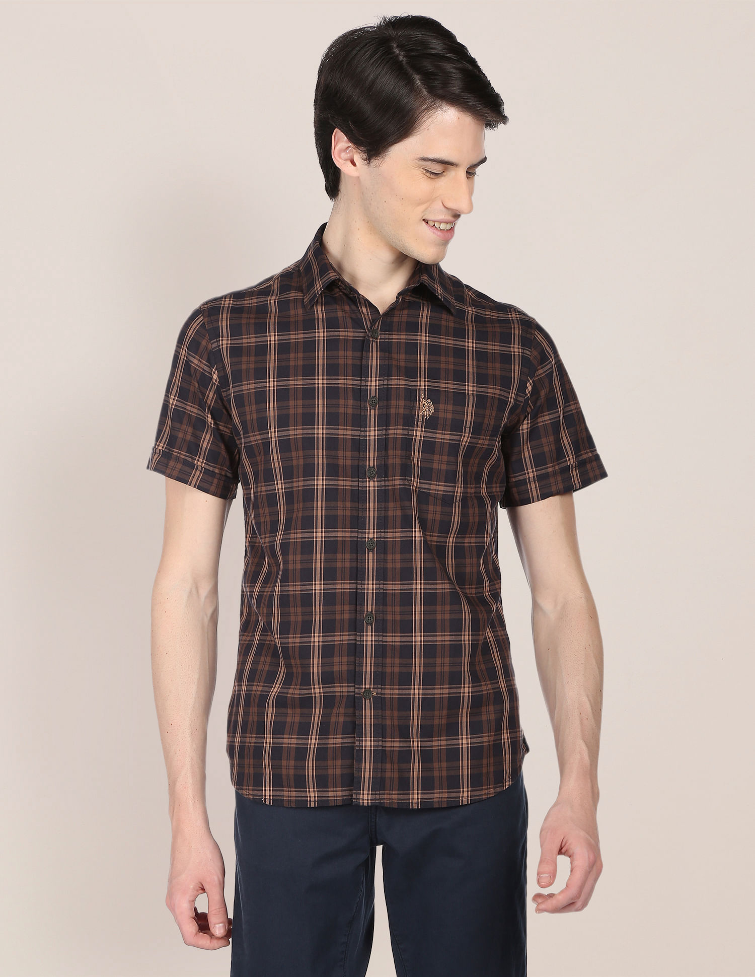 U.S. Polo Assn. Tartan Check Twill Casual Shirt