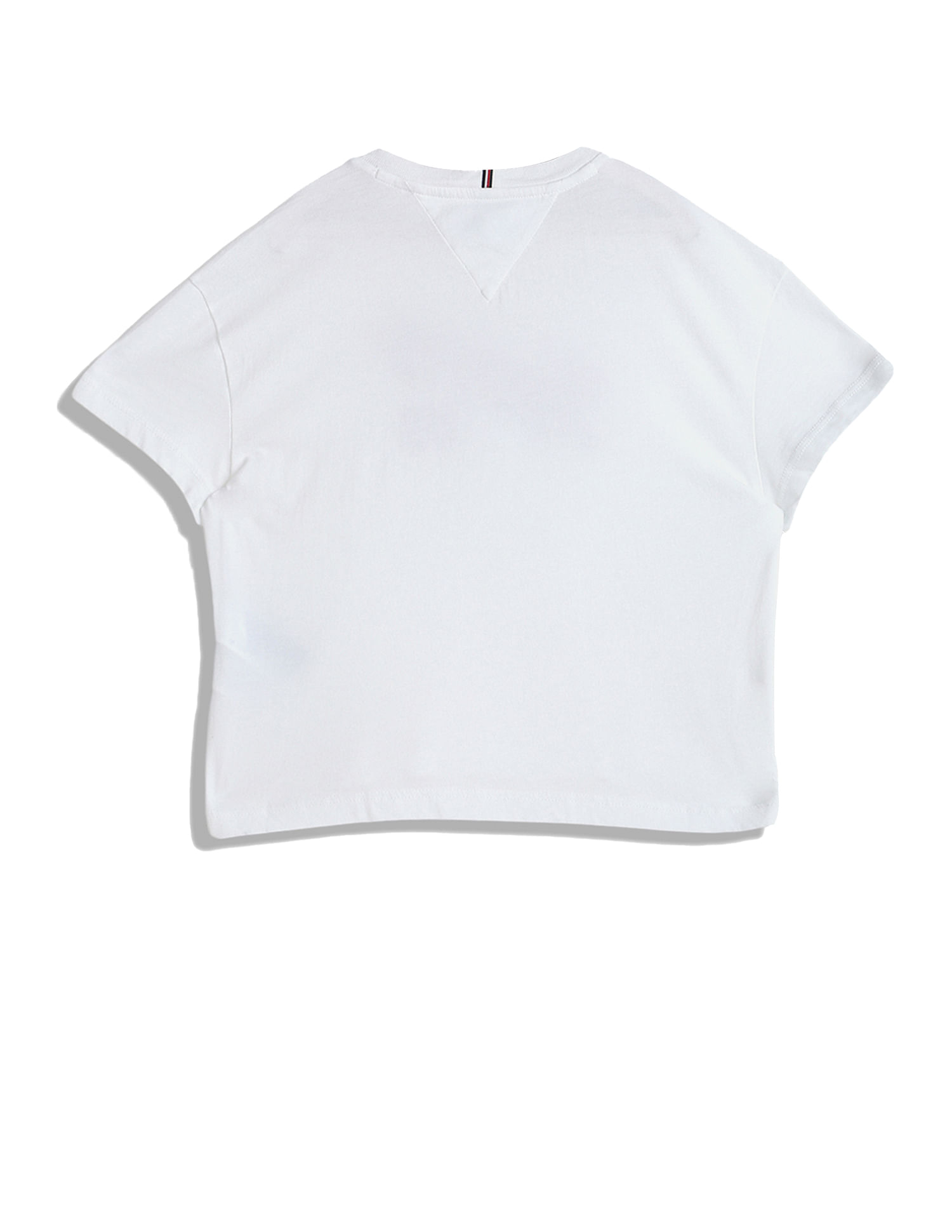 Organic Cotton V-Neck Cropped T-Shirt