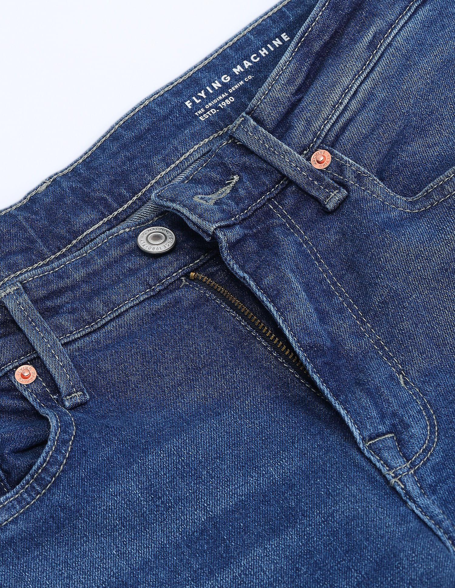Flying Machine Freddie Slim Straight Fit Jeans