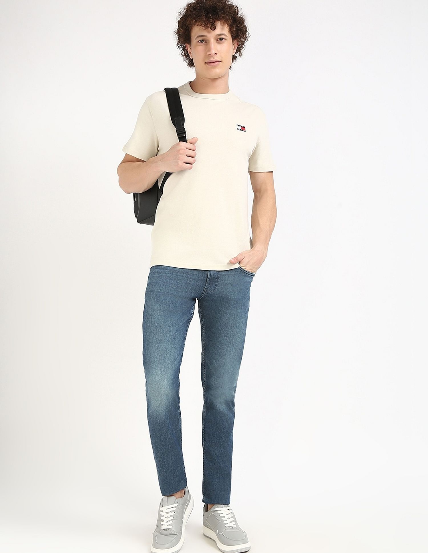 Tommy Hilfiger Solid Regular-Fit Cotton T-Shirt
