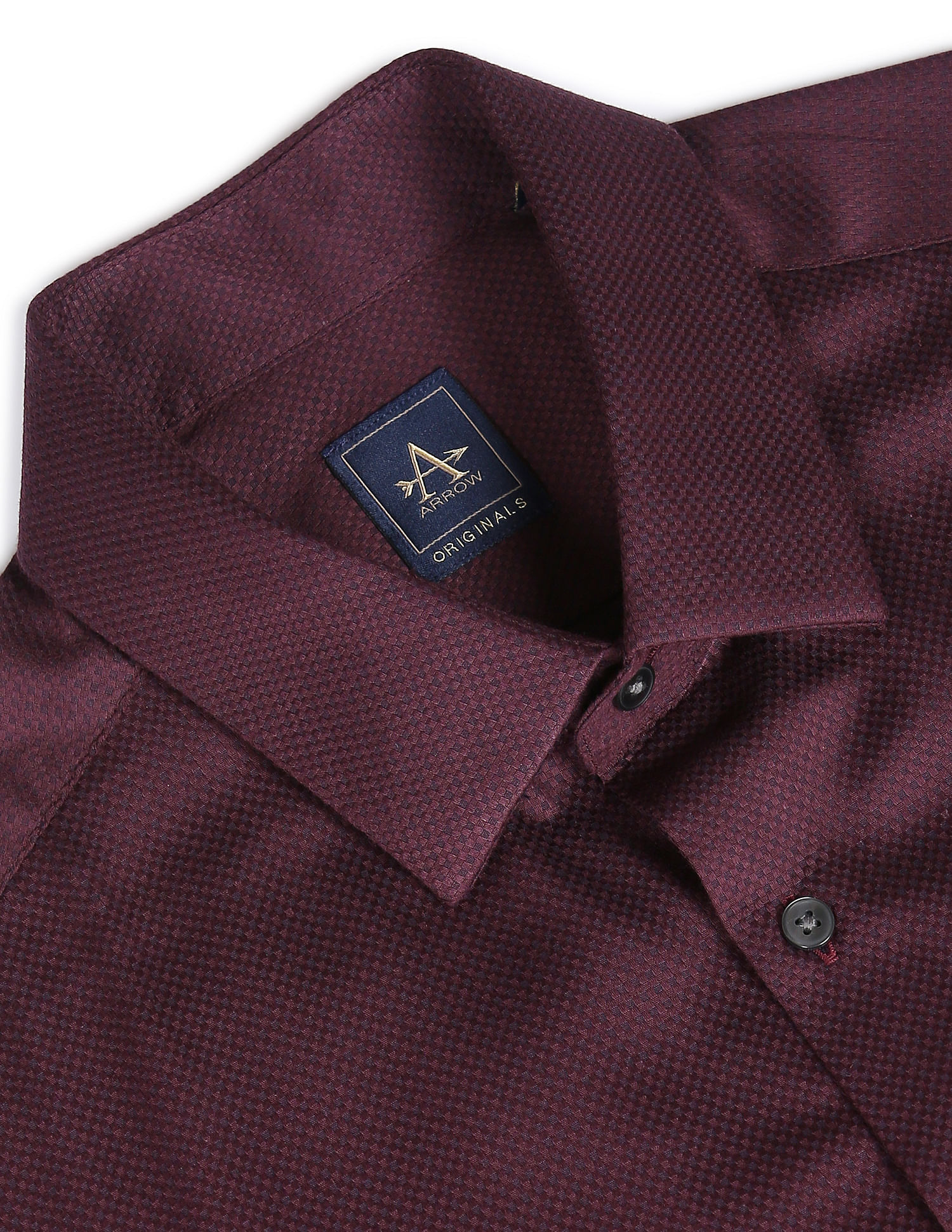 Arrow Geometric Pattern Cotton Shirt