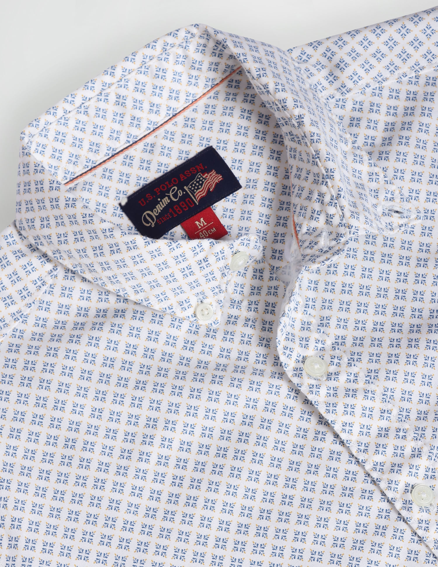 U.S. Polo Assn. Denim Co. Motif Print Twill Shirt