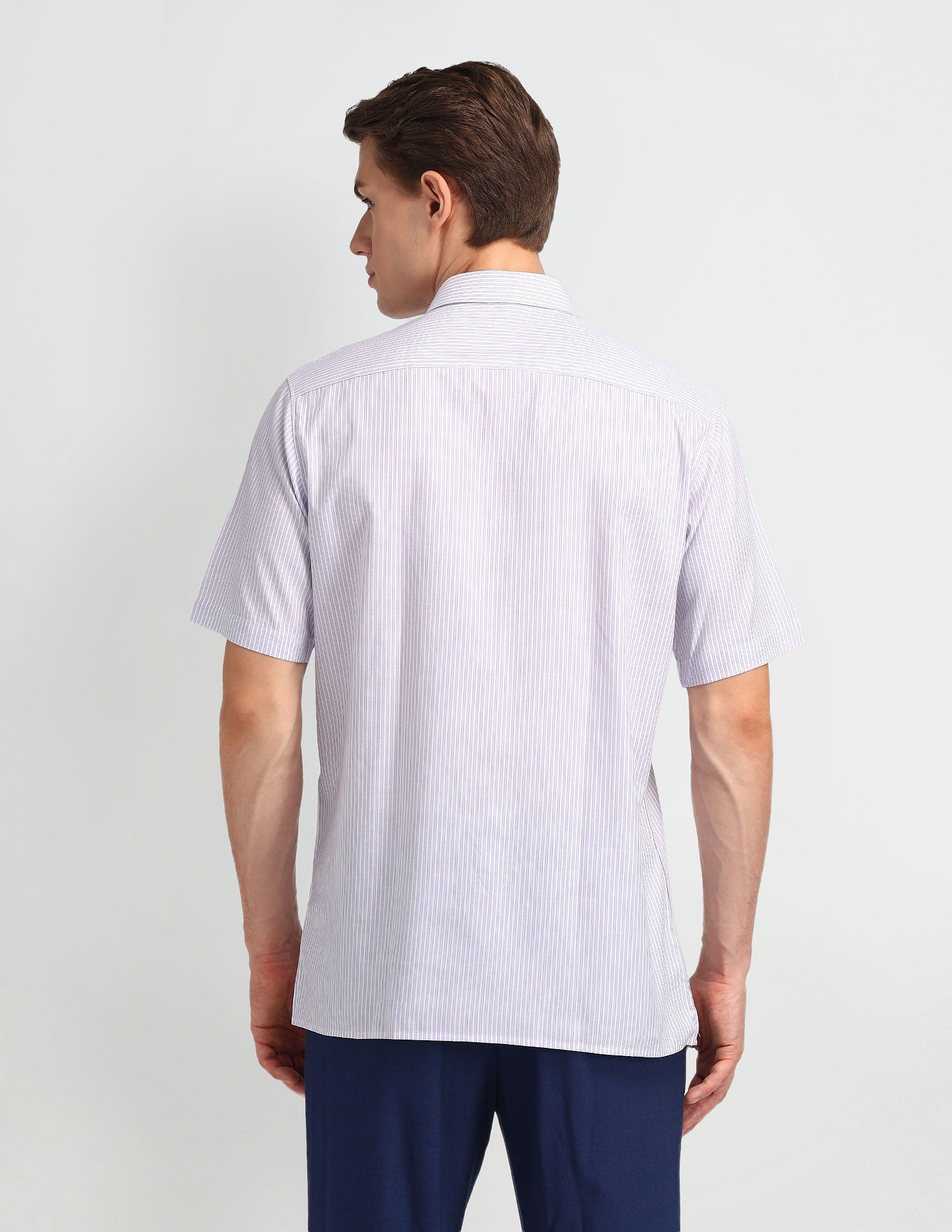 Arrow Liberty Classic Fit Pinstriped Shirt