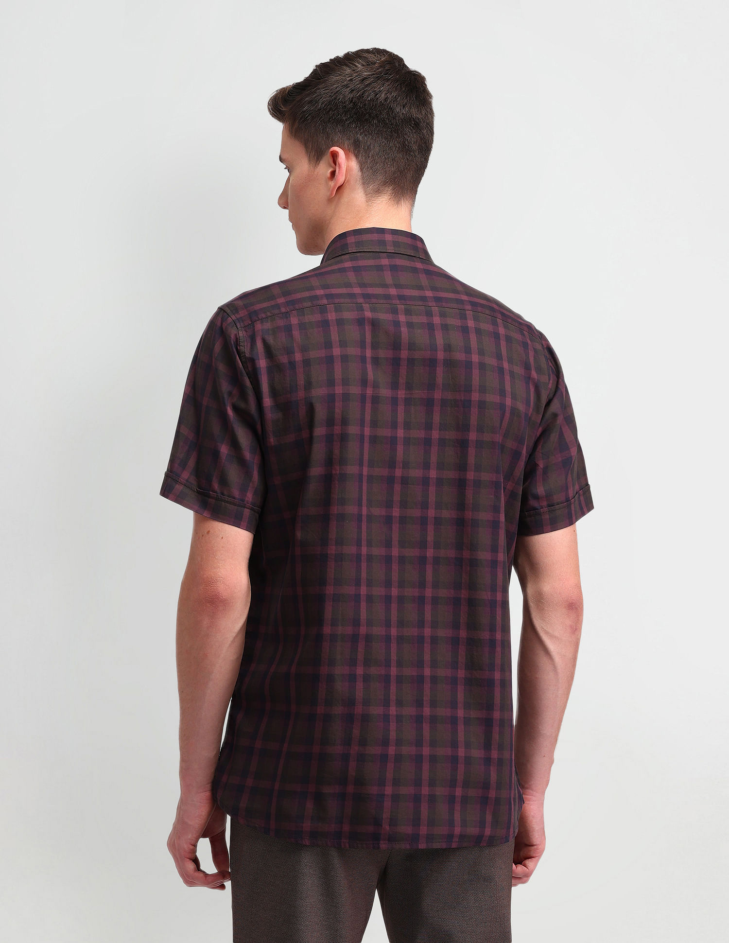 Arrow Sport Twill Dupplin Checked Shirt