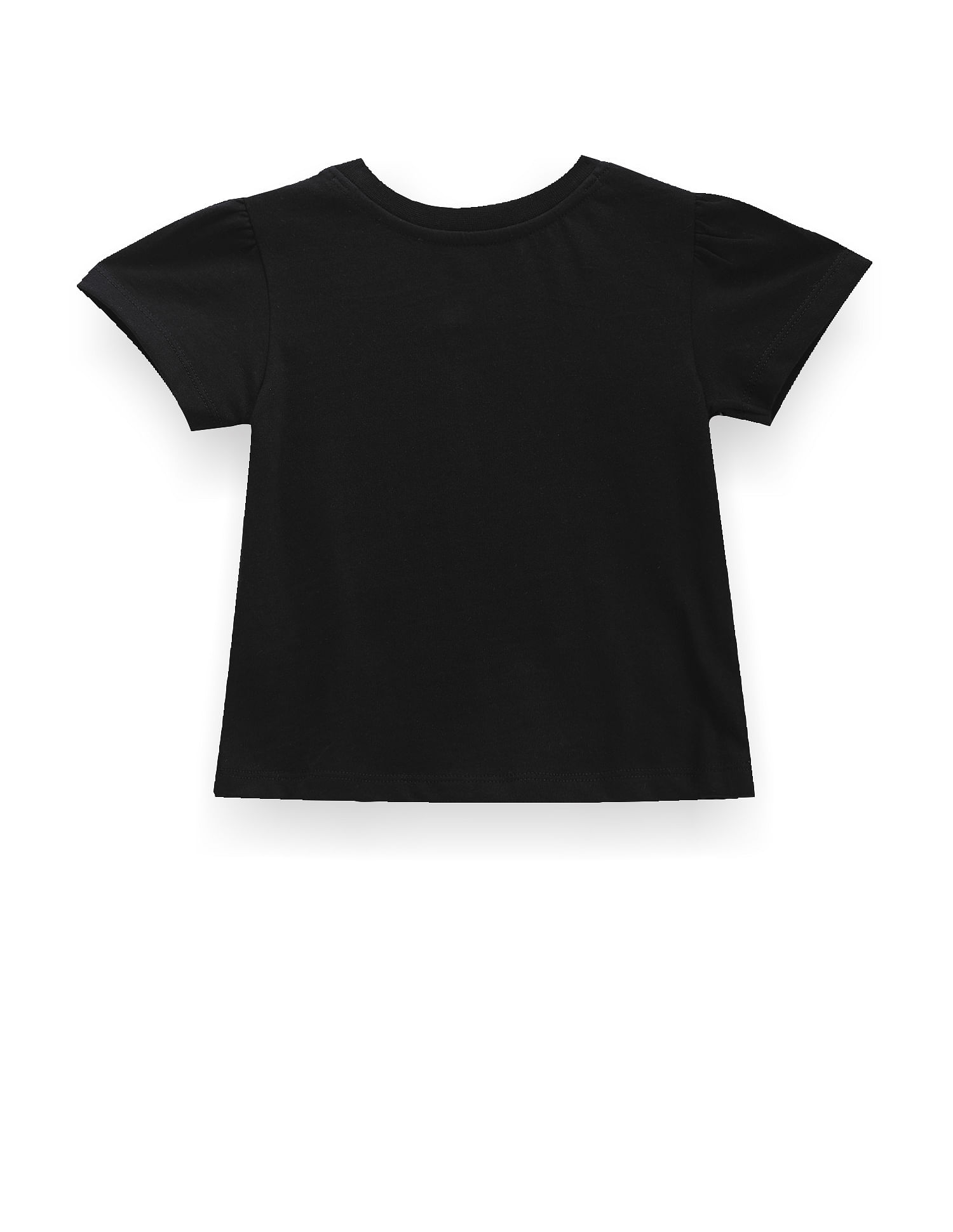 U.S. Polo Assn. Kids Girls Cotton Flip Sequin T-Shirt