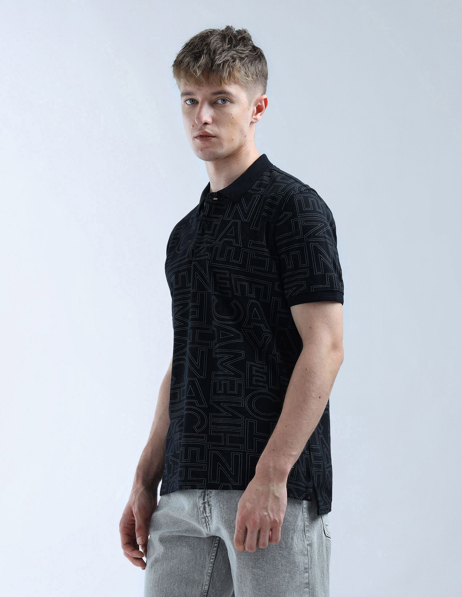 Flying Machine Pure Cotton Essentials Polo Shirt