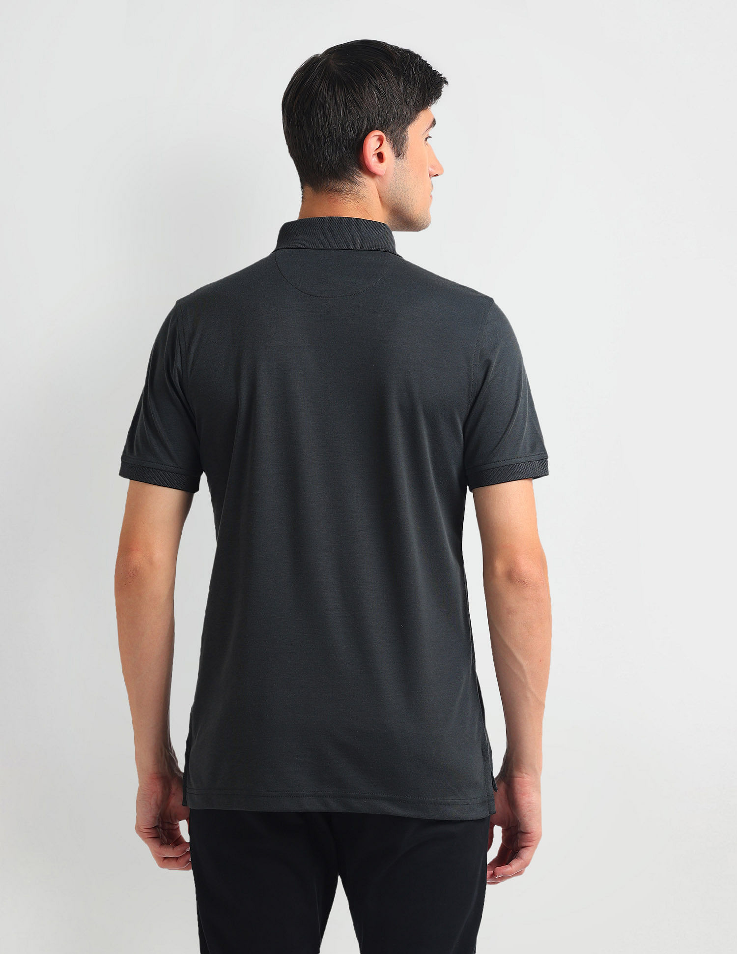 Arrow Solid Chest Pocket Polo Shirt