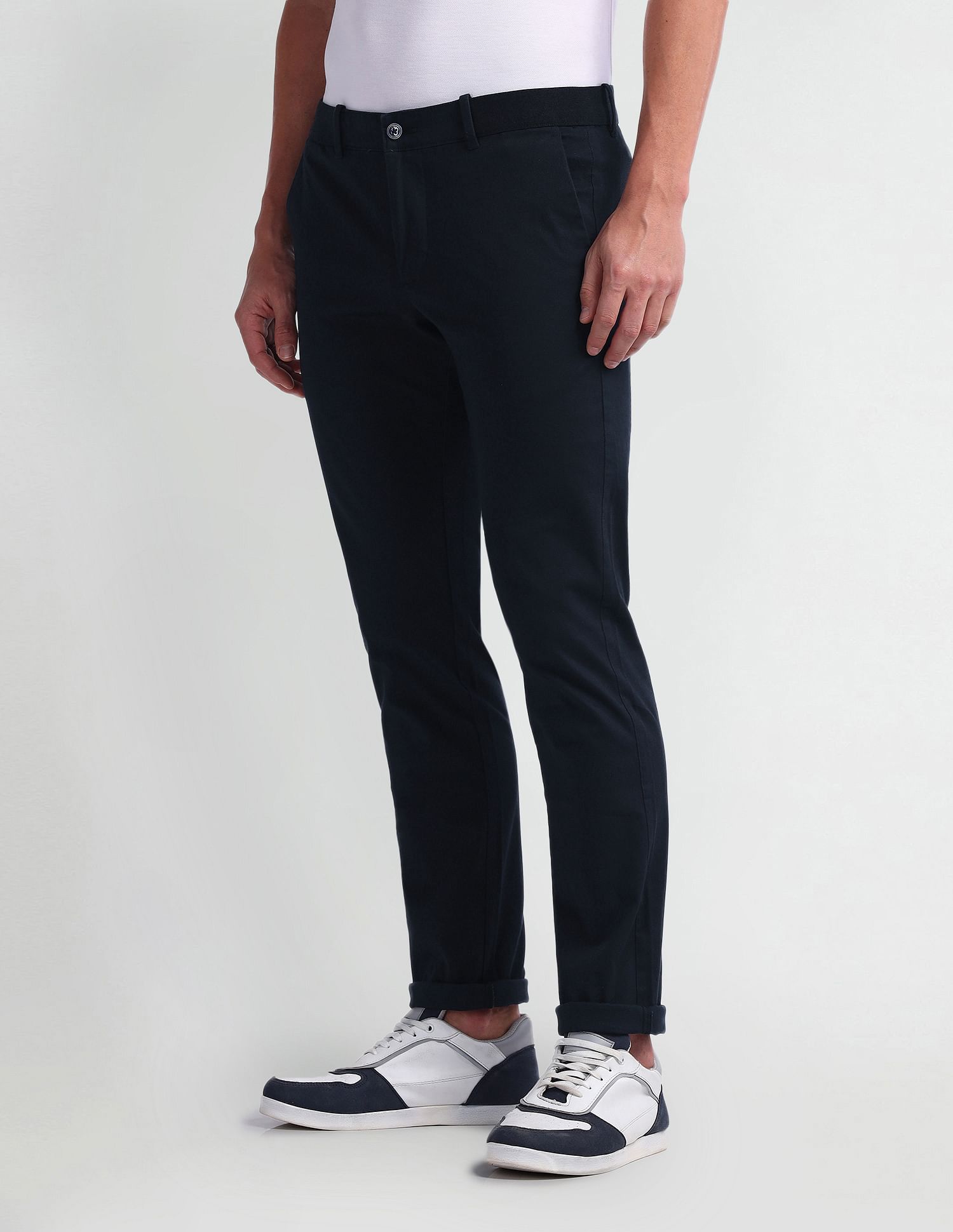 Arrow Sport Solid Autoflex Trousers