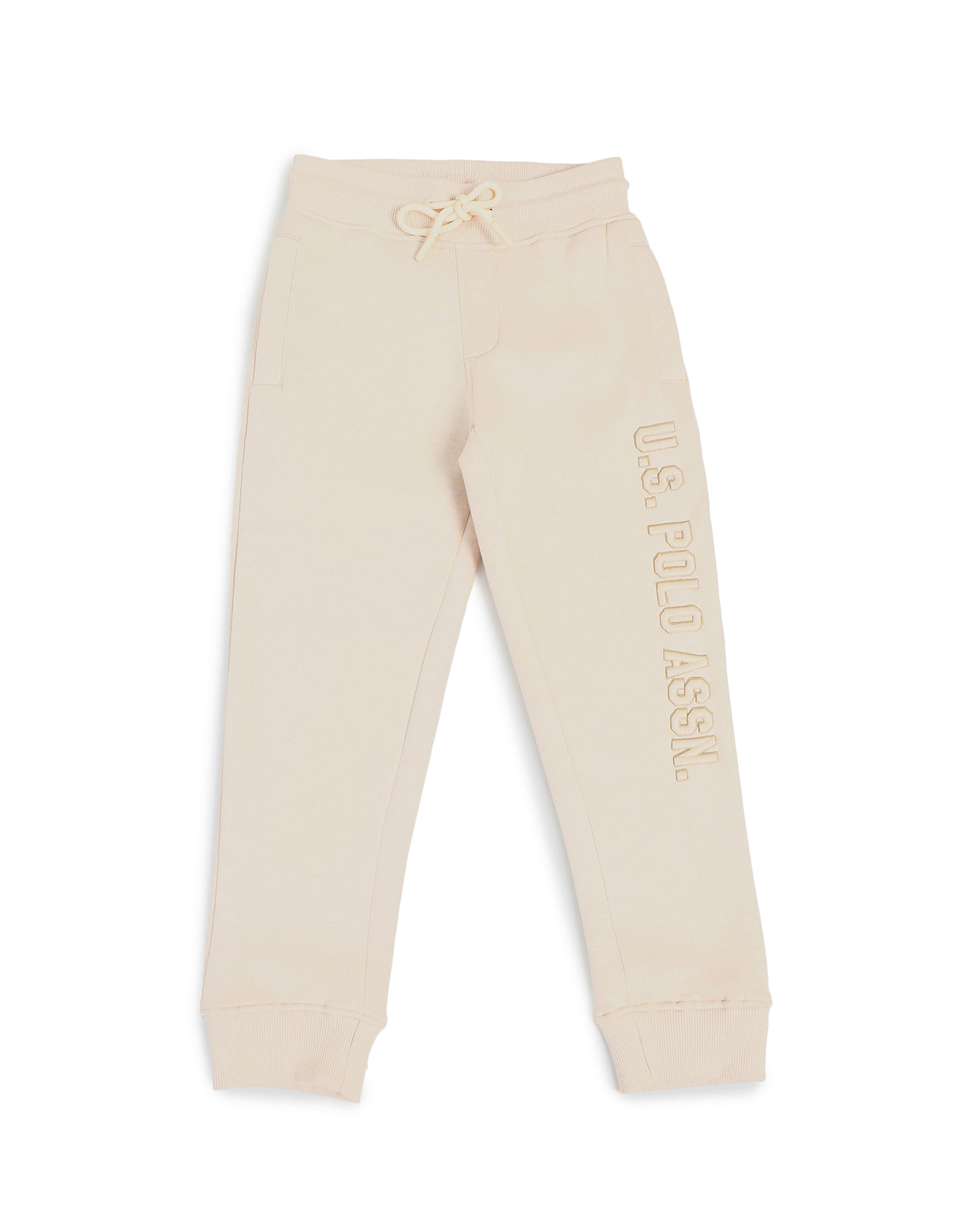 U.S. Polo Assn. Kids Boys Brand Embroidered Regular Fit Joggers