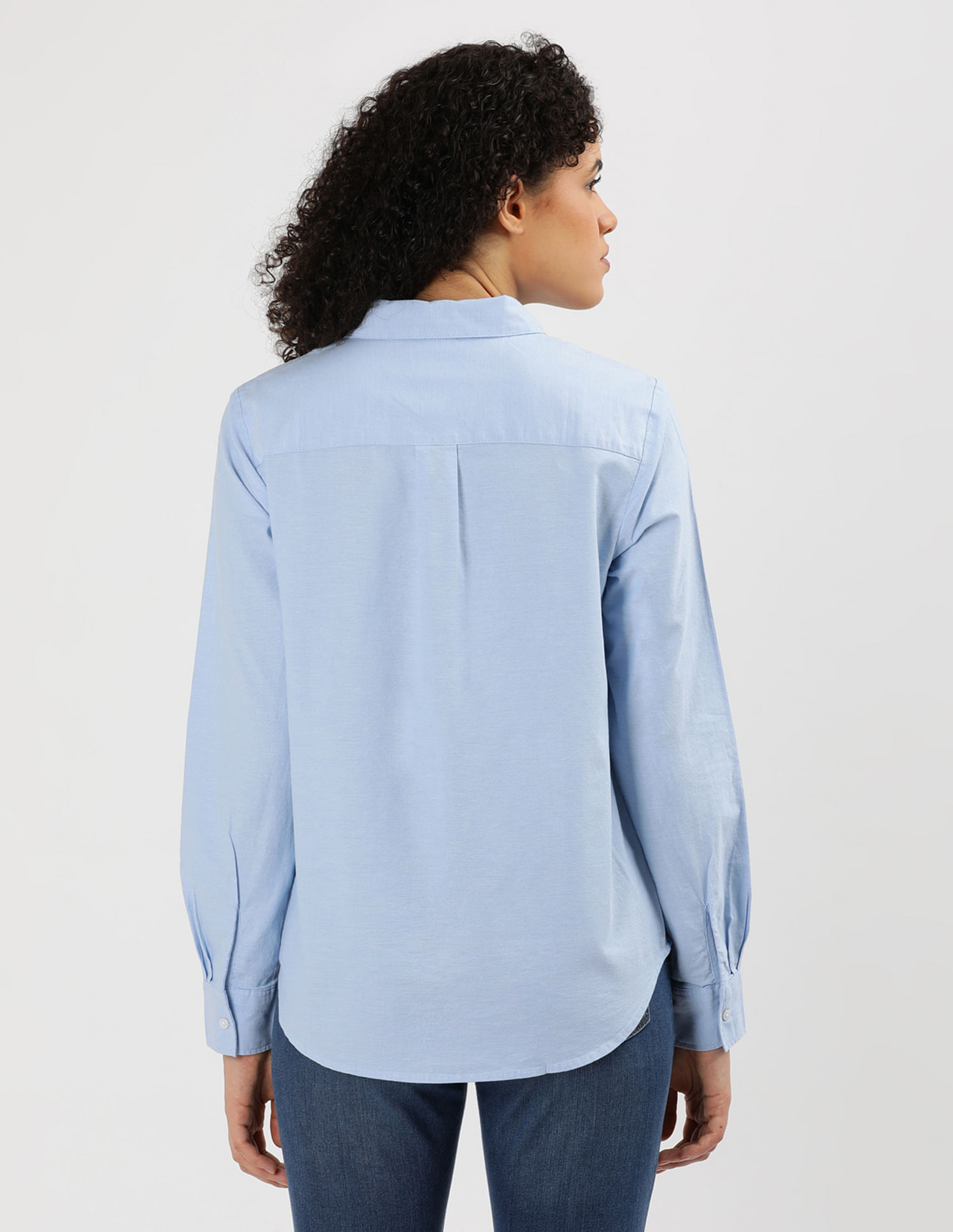 Tommy Hilfiger Solid Oxford Relaxed Fit Shirt