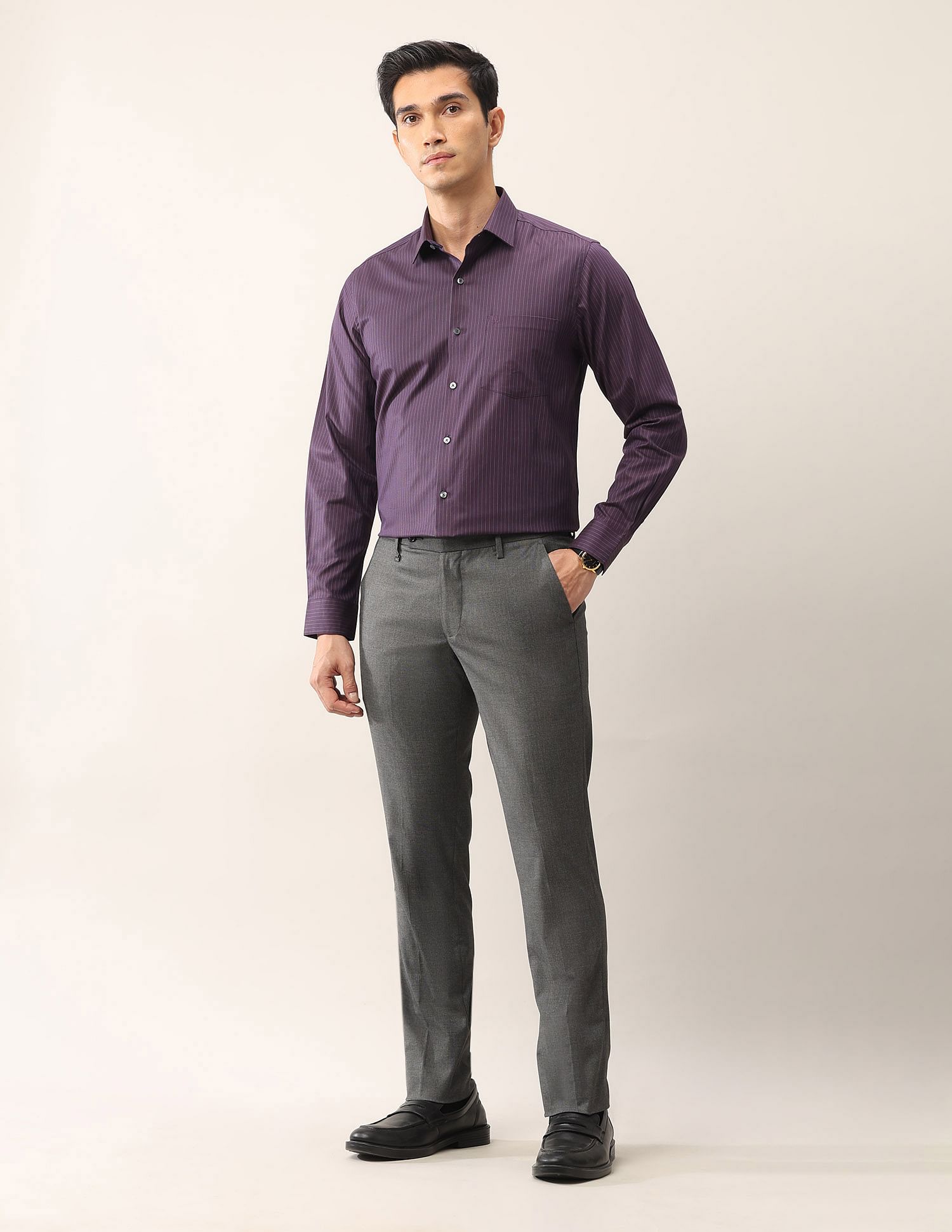 Arrow Vertical Striped Ceremonial Shirt