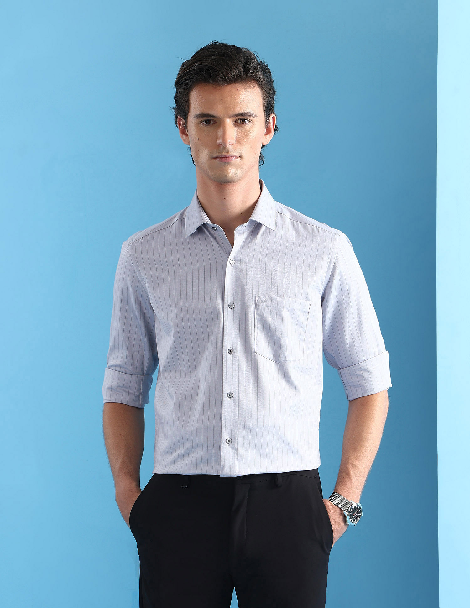 Arrow Manhattan Slim Fit Velocity Shirt