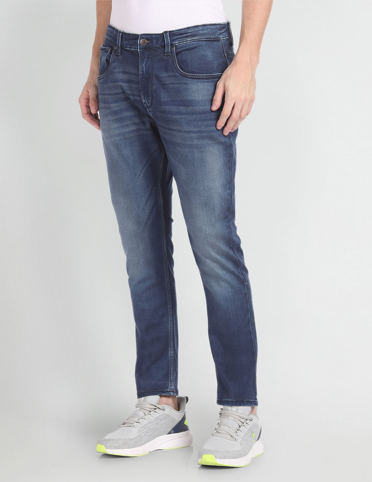 U.S. Polo Assn. Denim Co. Henry Cropped Fit Blue Jeans