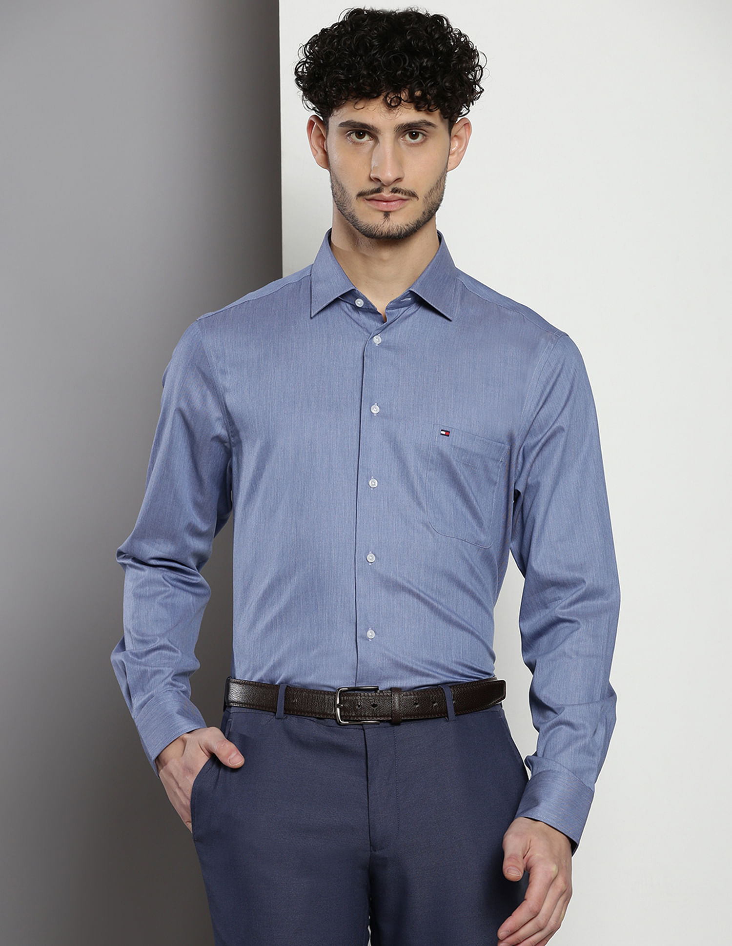 Tommy Hilfiger Cotton Twill Formal Shirt