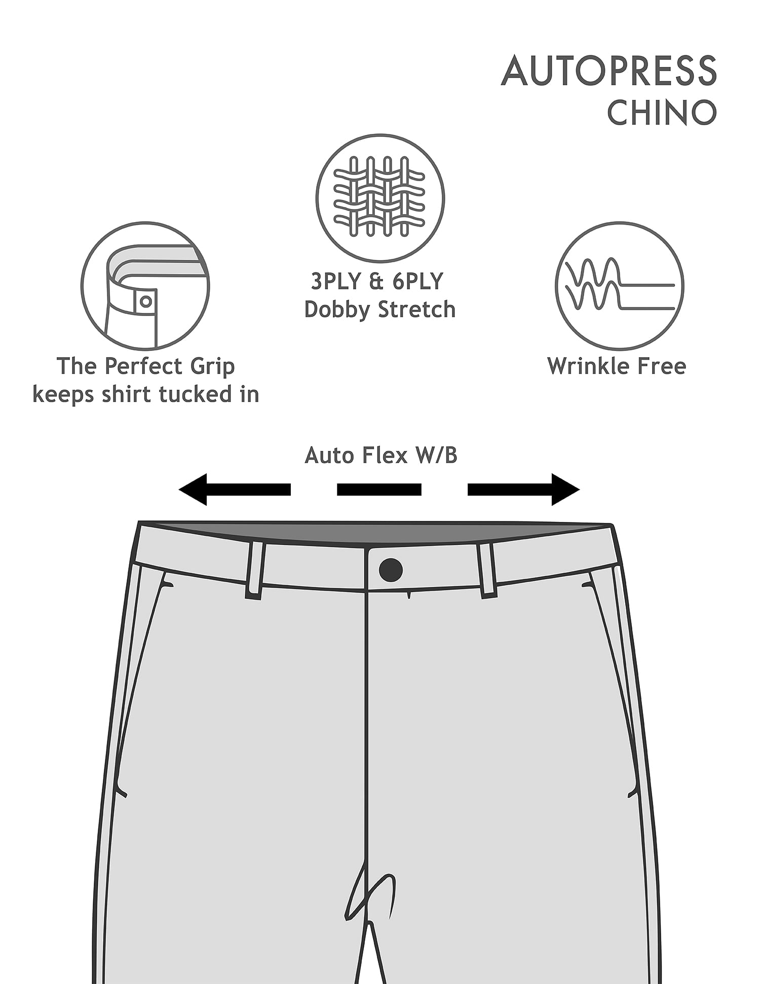Arrow Sports Bronson Slim Fit Solid Trousers