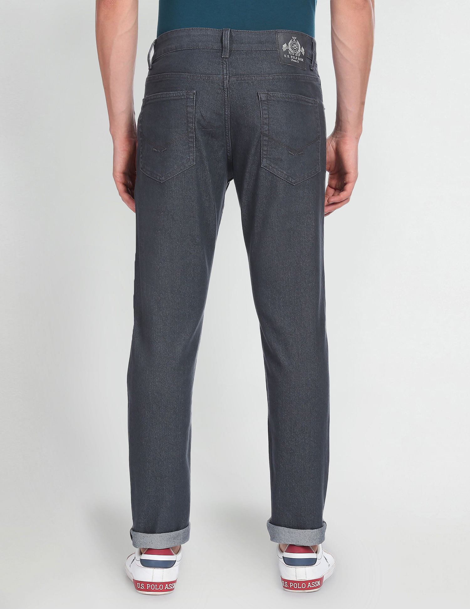 U.S. Polo Assn. Denim Co. Slim Tapered Fit Grey Jeans