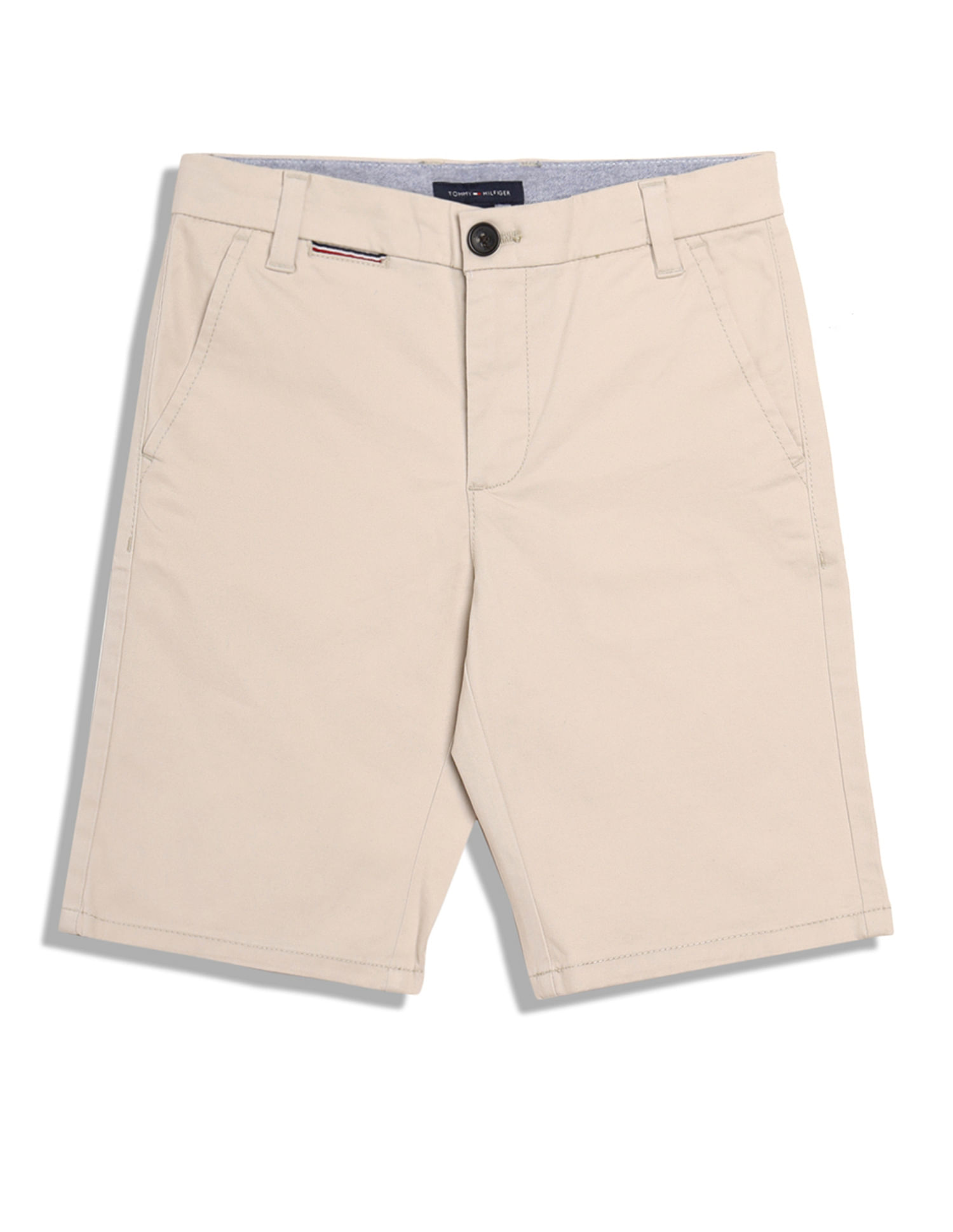 Tommy Hilfiger Kids Boys Mid Rise Solid Shorts