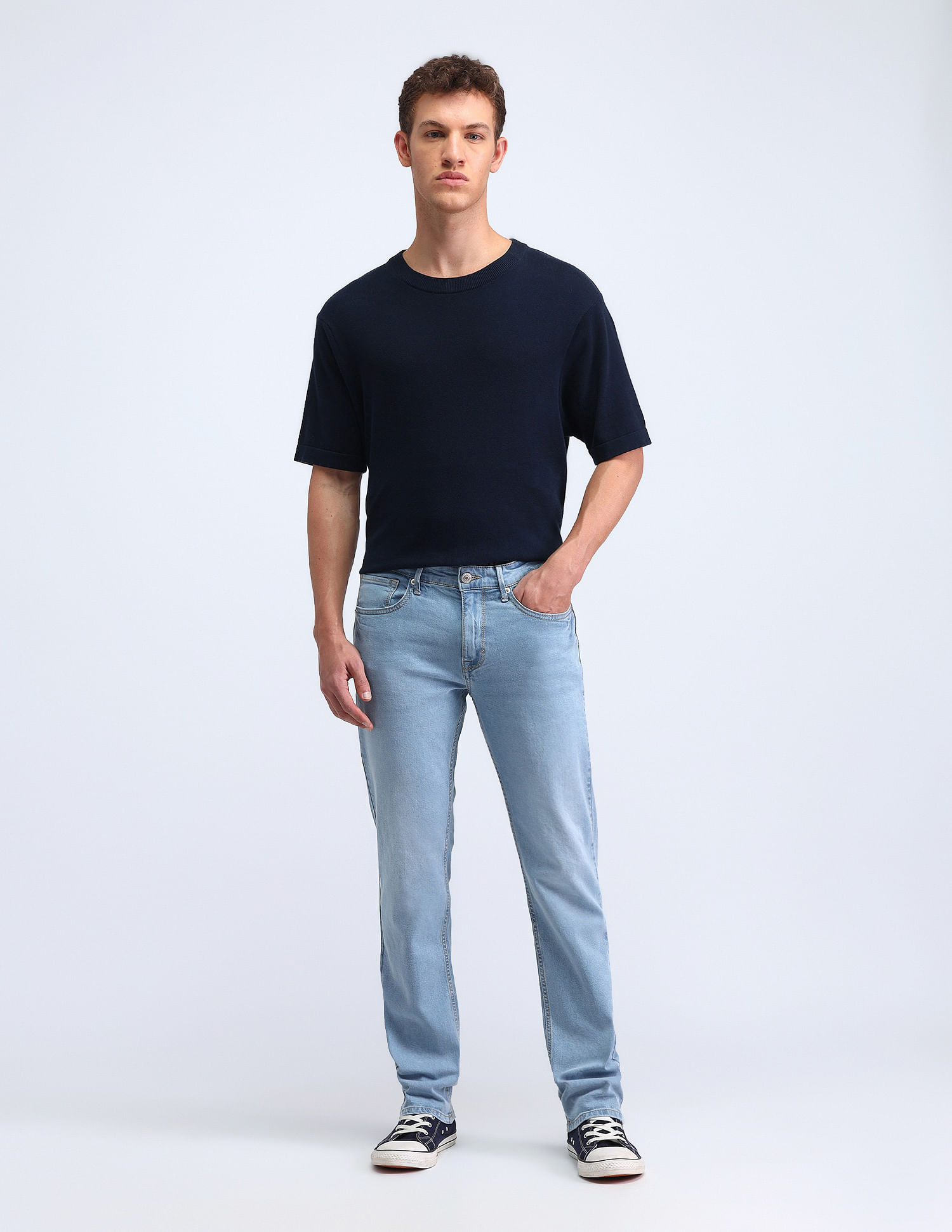 Flying Machine Freddie Slim Straight Fit Jeans