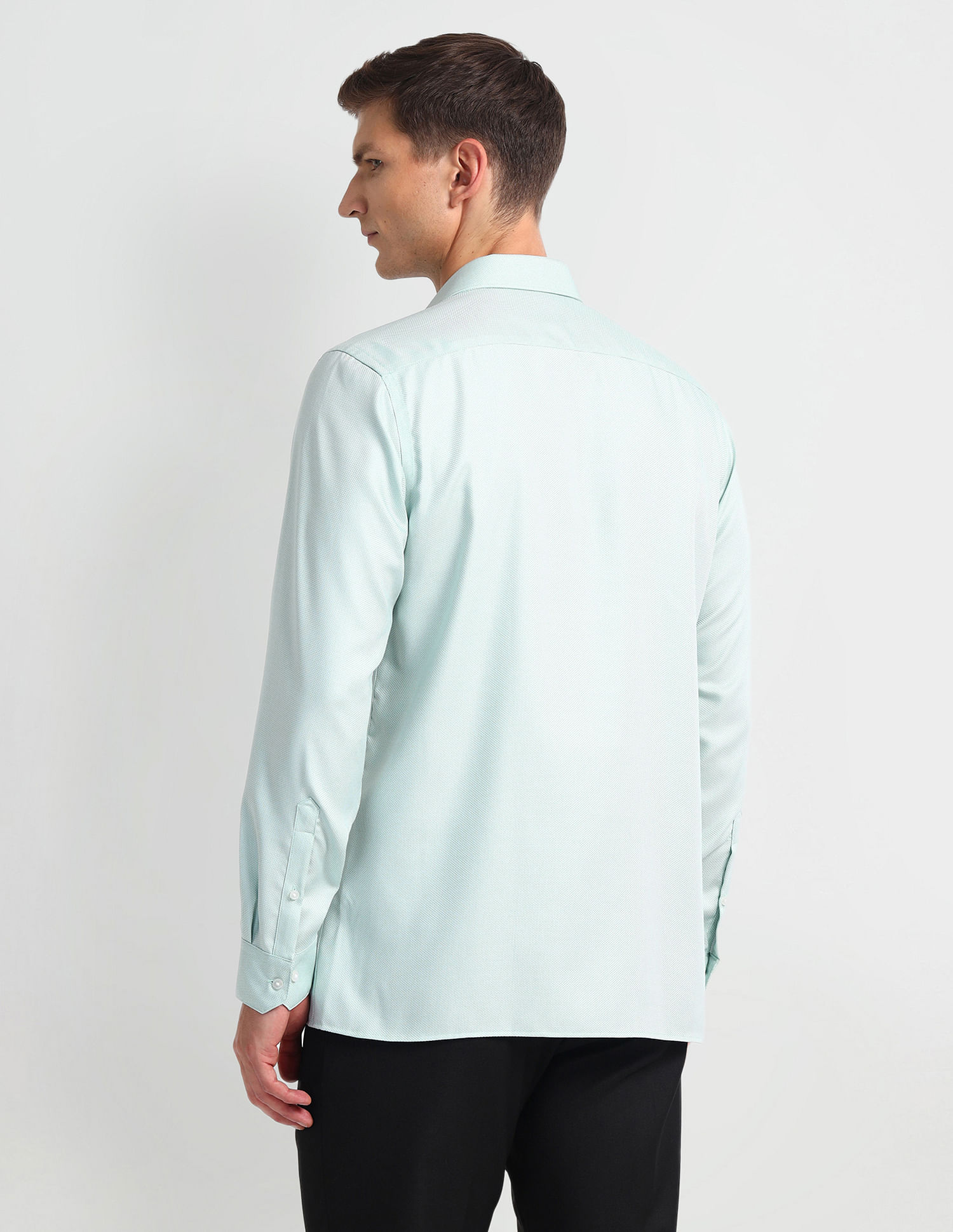 Arrow Self-design Cotton Shirt