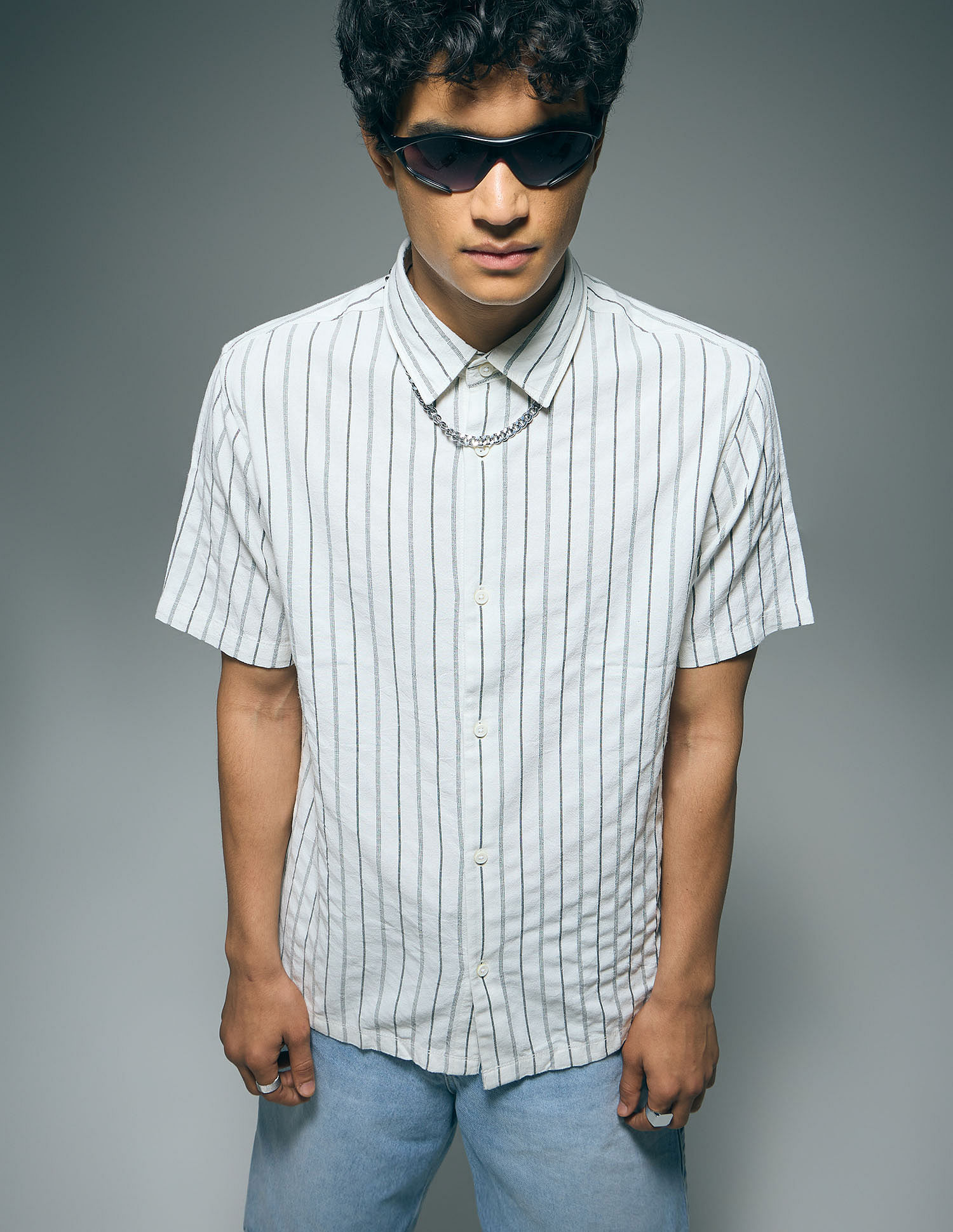 Flying Machine Vertical Striped Original Shirt