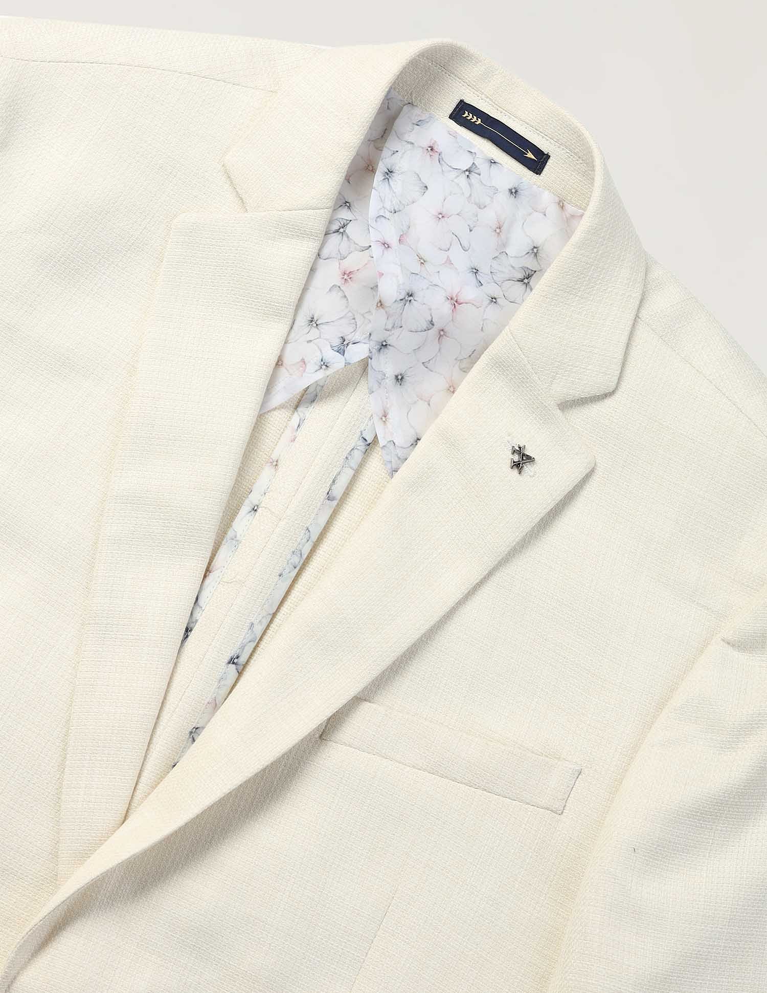 Arrow Tailored Fit Dobby Textured Blazer