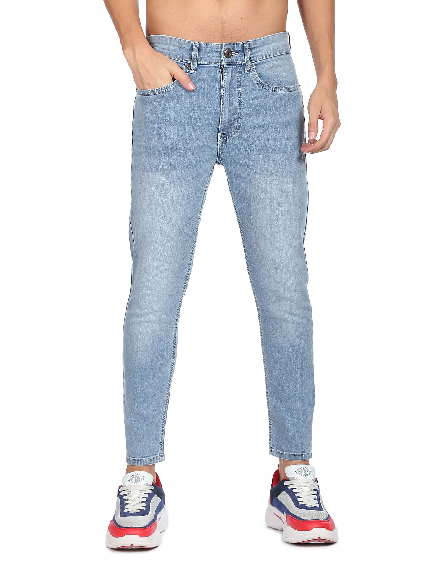 Flying Machine Mid Rise MJ Mankle Slim Fit Jeans