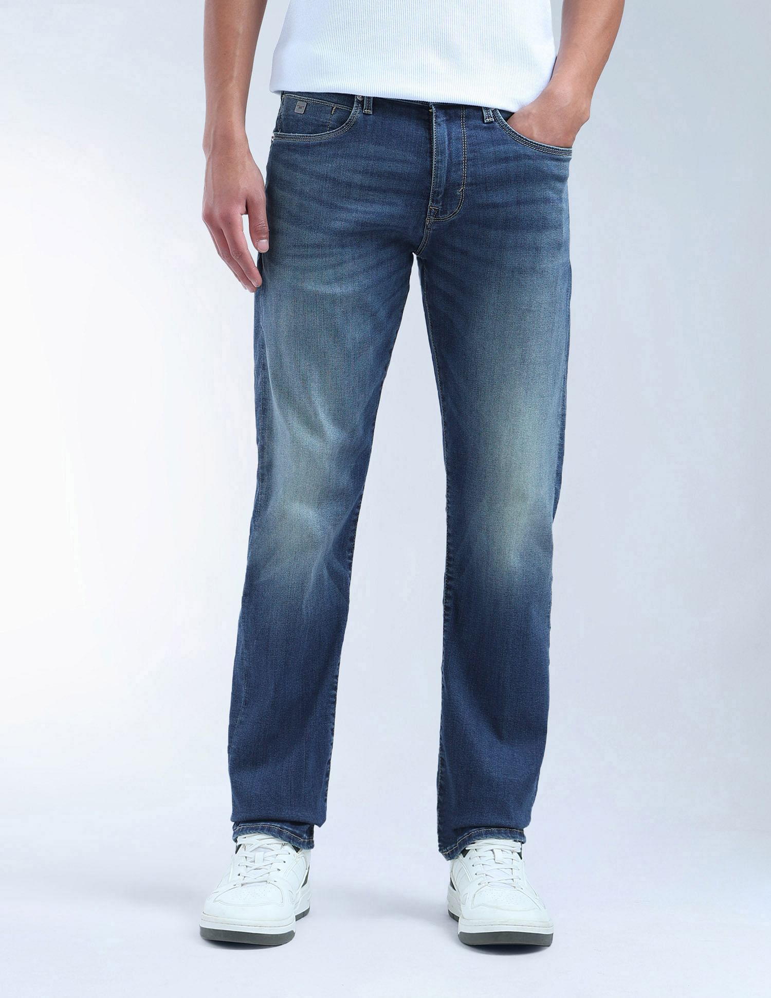 Flying Machine F-Jango Relaxed Straight Fit F-Lite Jeans
