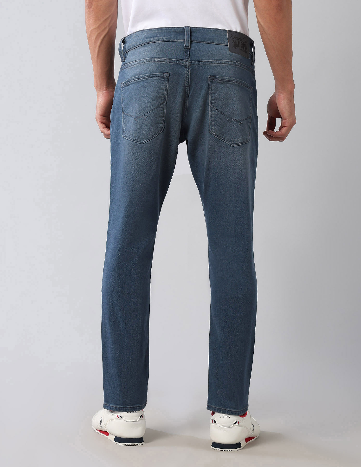 U.S. Polo Assn. Denim Co. Henry Tapered Fit Blue Super Stretch Jeans