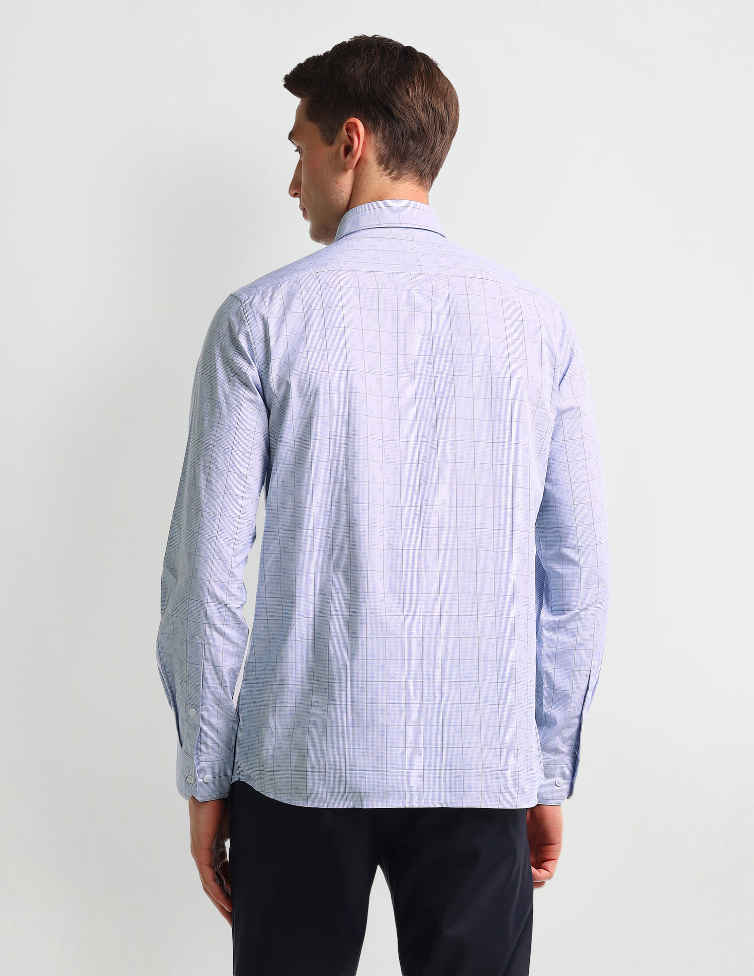 Arrow Windowpane Checked Dobby Shirt